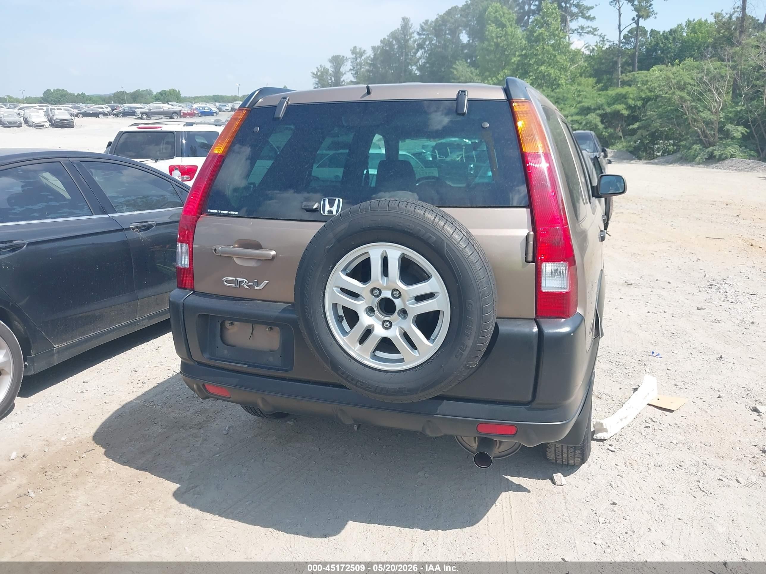 2004 Honda Cr-v Ex Beige vin: SHSRD78834U204452