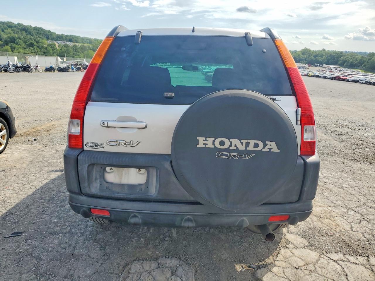 2004 Honda Cr-v Ex Silver vin: SHSRD78834U221445