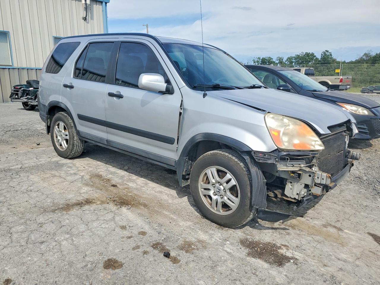 2004 Honda Cr-v Ex Silver vin: SHSRD78834U221445