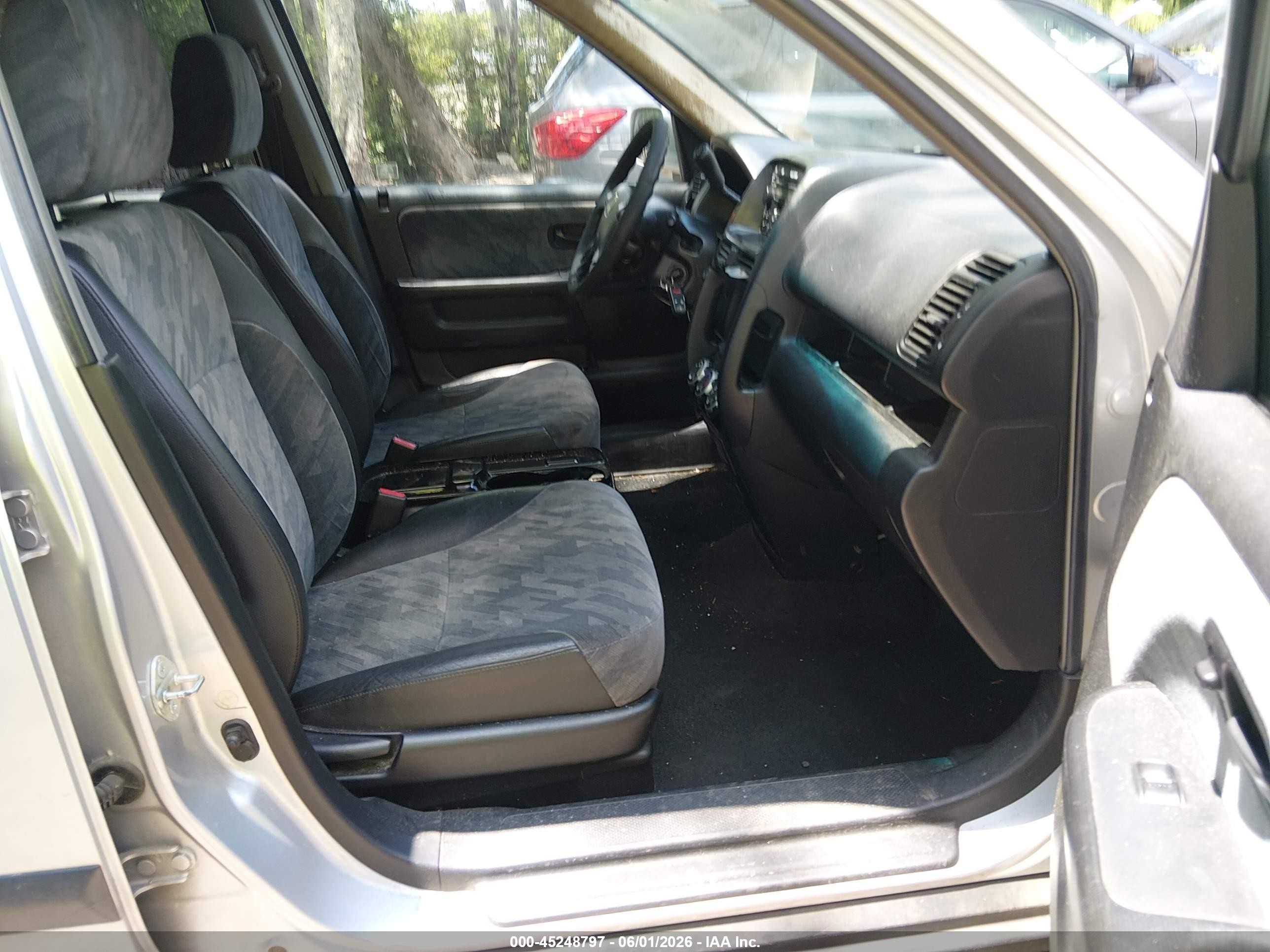 2004 Honda Cr-v Ex Silver vin: SHSRD78834U223504