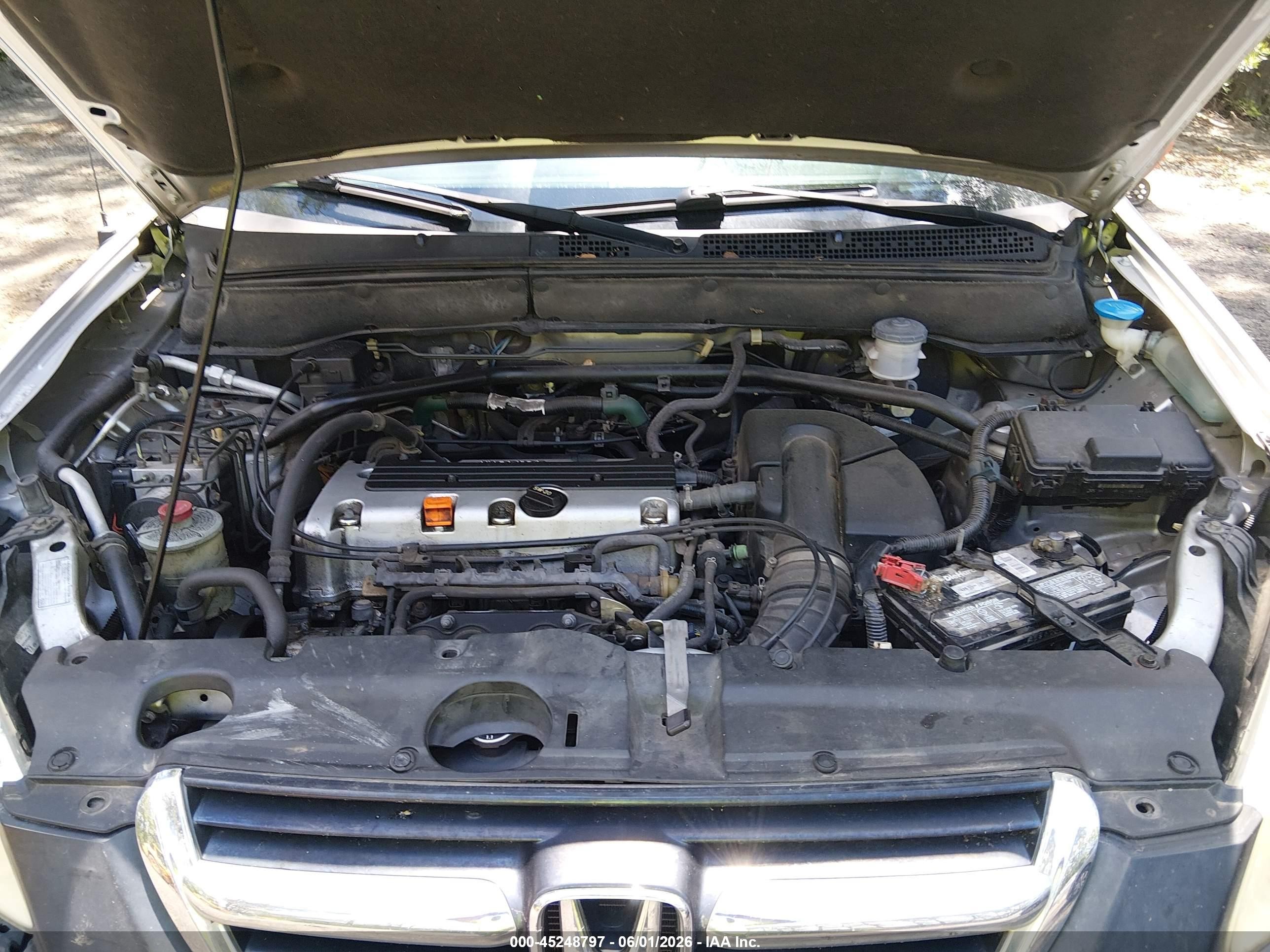 2004 Honda Cr-v Ex Silver vin: SHSRD78834U223504