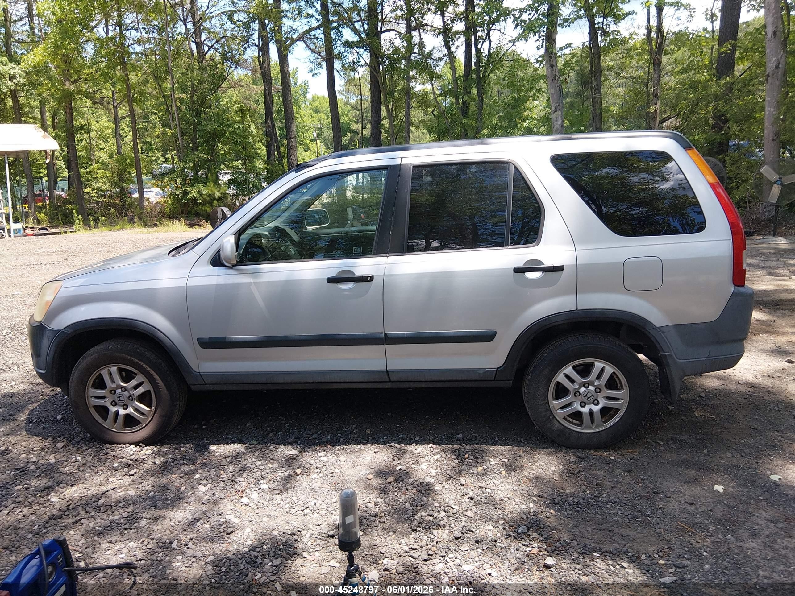 2004 Honda Cr-v Ex Silver vin: SHSRD78834U223504
