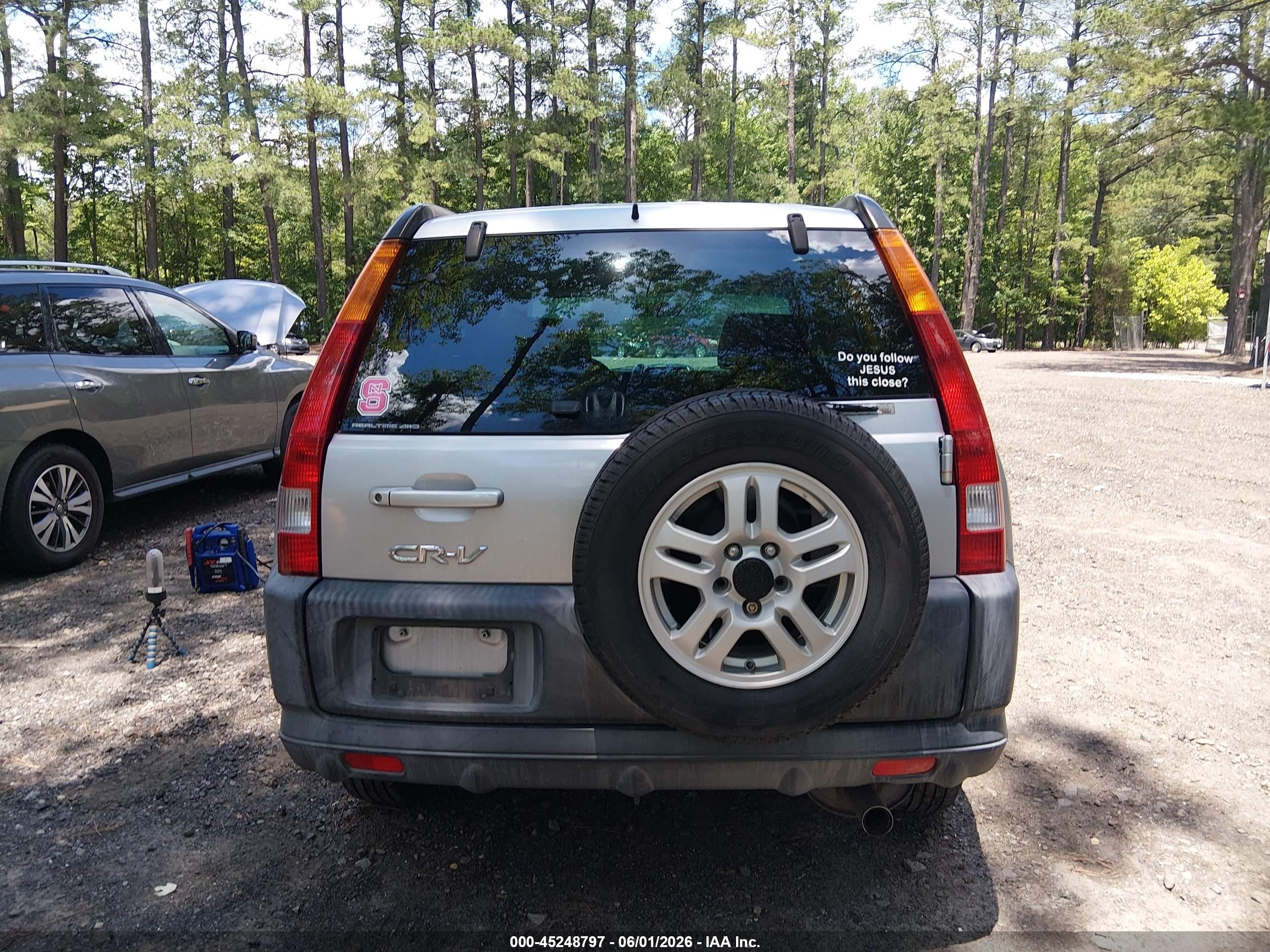 2004 Honda Cr-v Ex Silver vin: SHSRD78834U223504