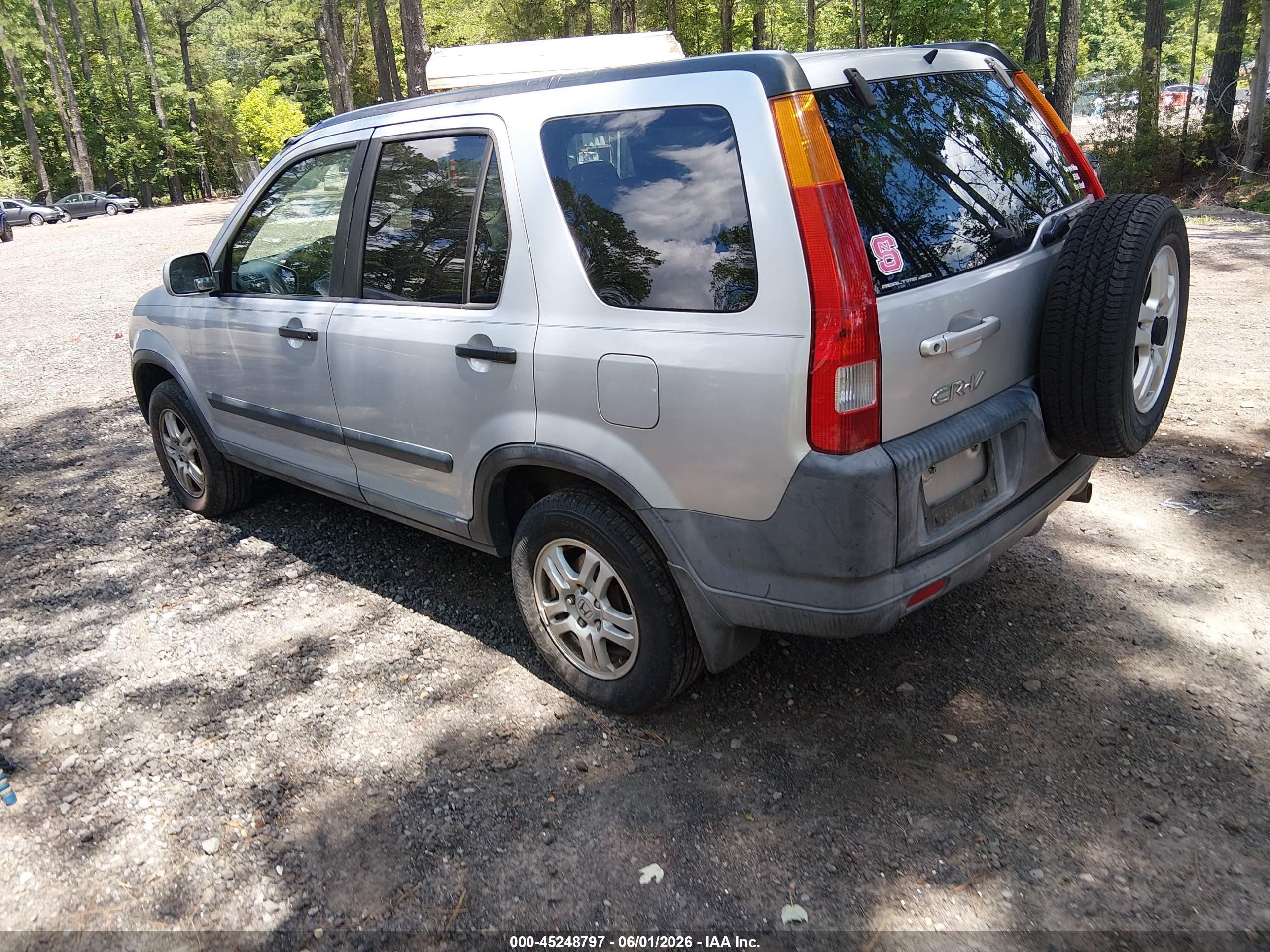 2004 Honda Cr-v Ex Silver vin: SHSRD78834U223504