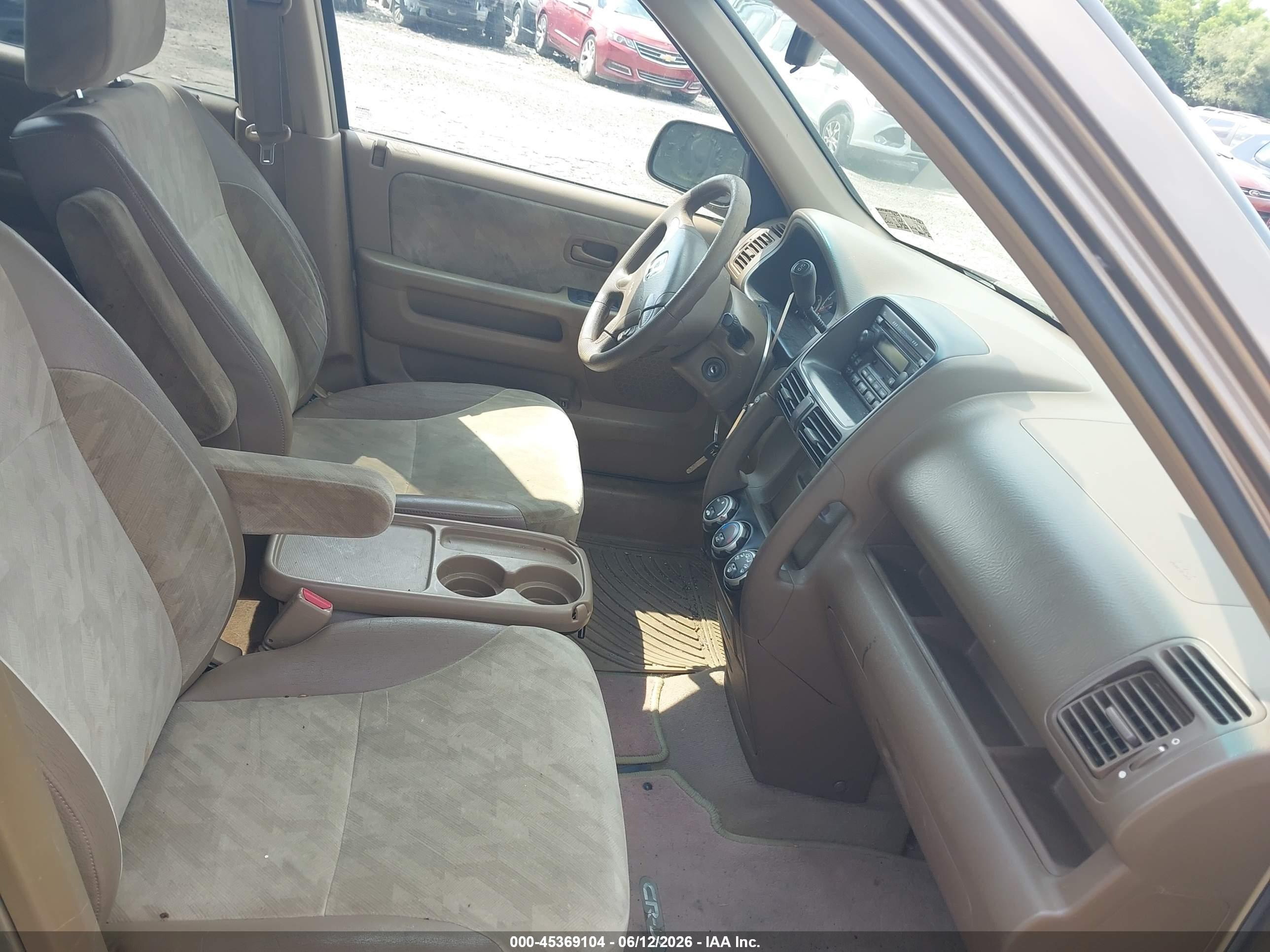 2004 Honda Cr-v Ex Tan vin: SHSRD78834U246149