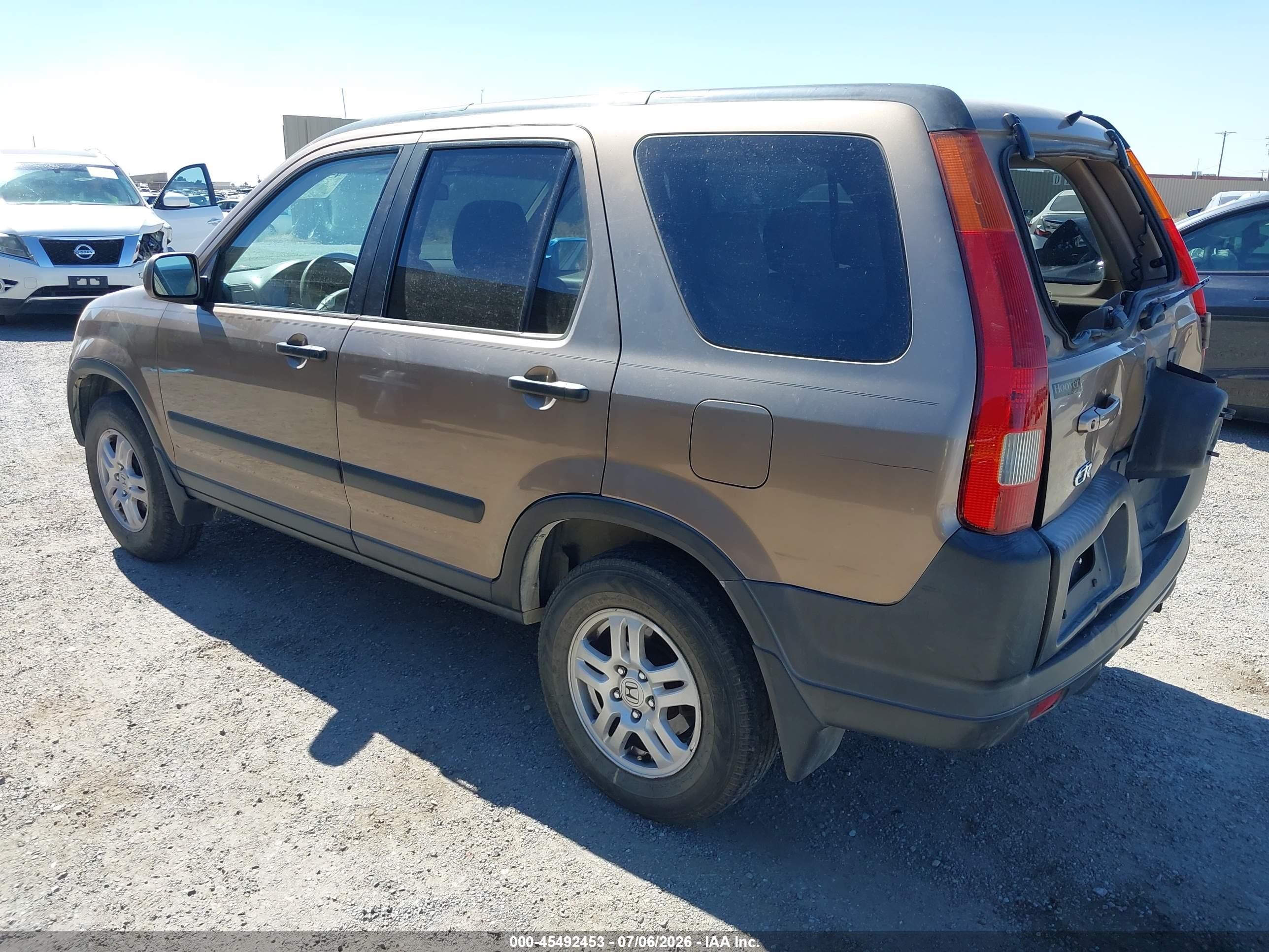 2004 Honda Cr-v Ex Champagne vin: SHSRD78834U251321