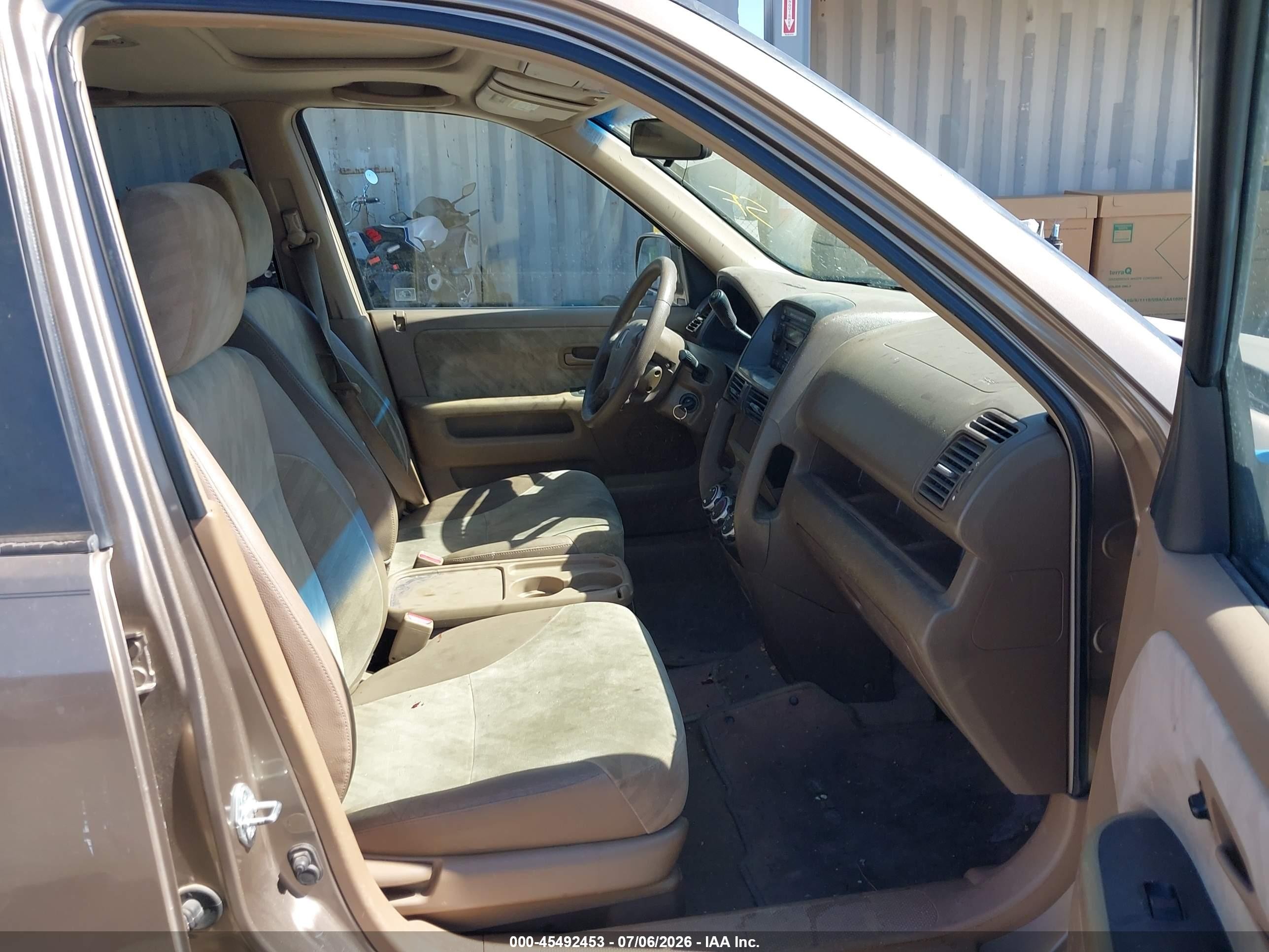 2004 Honda Cr-v Ex Champagne vin: SHSRD78834U251321