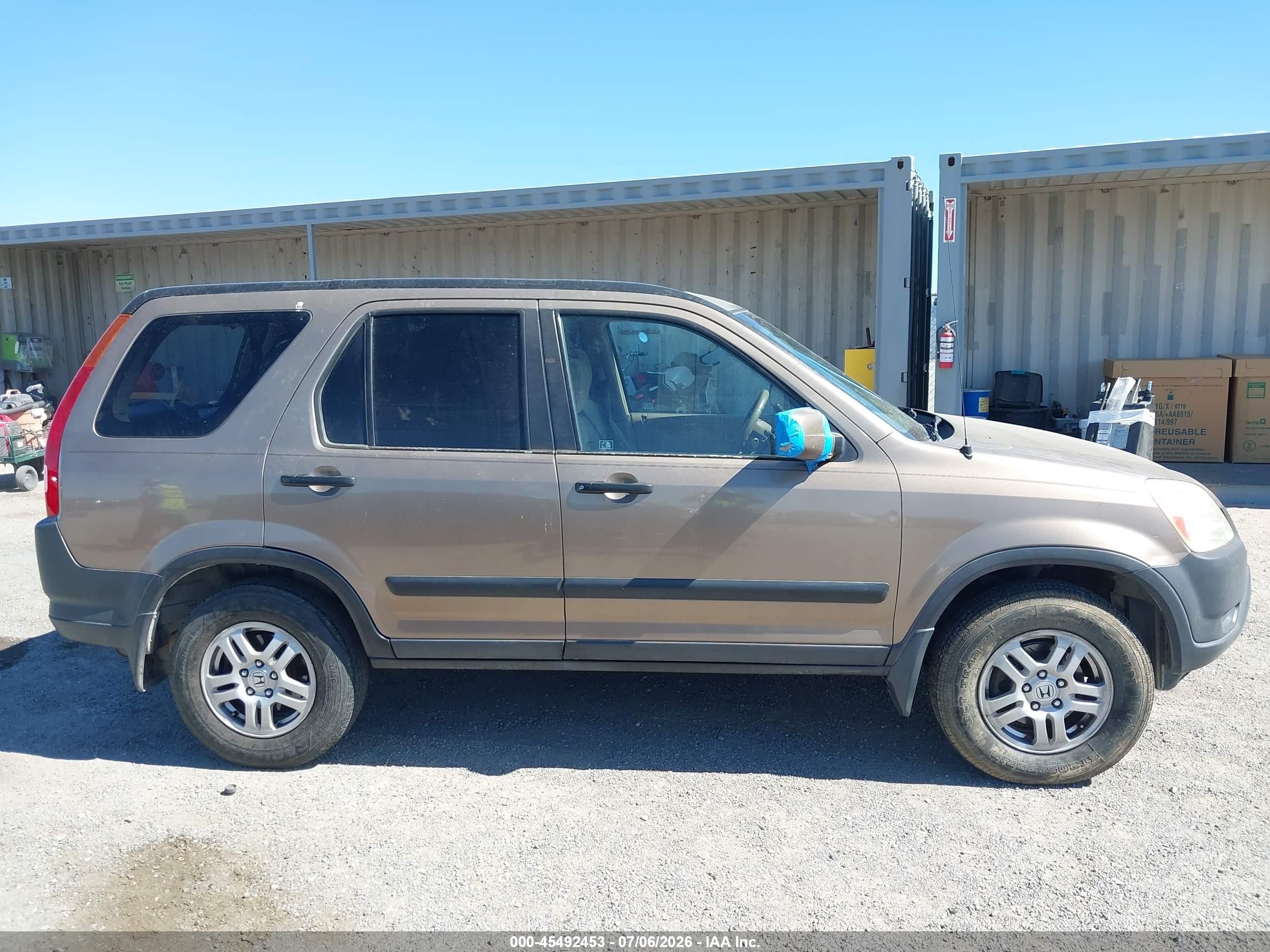 2004 Honda Cr-v Ex Champagne vin: SHSRD78834U251321