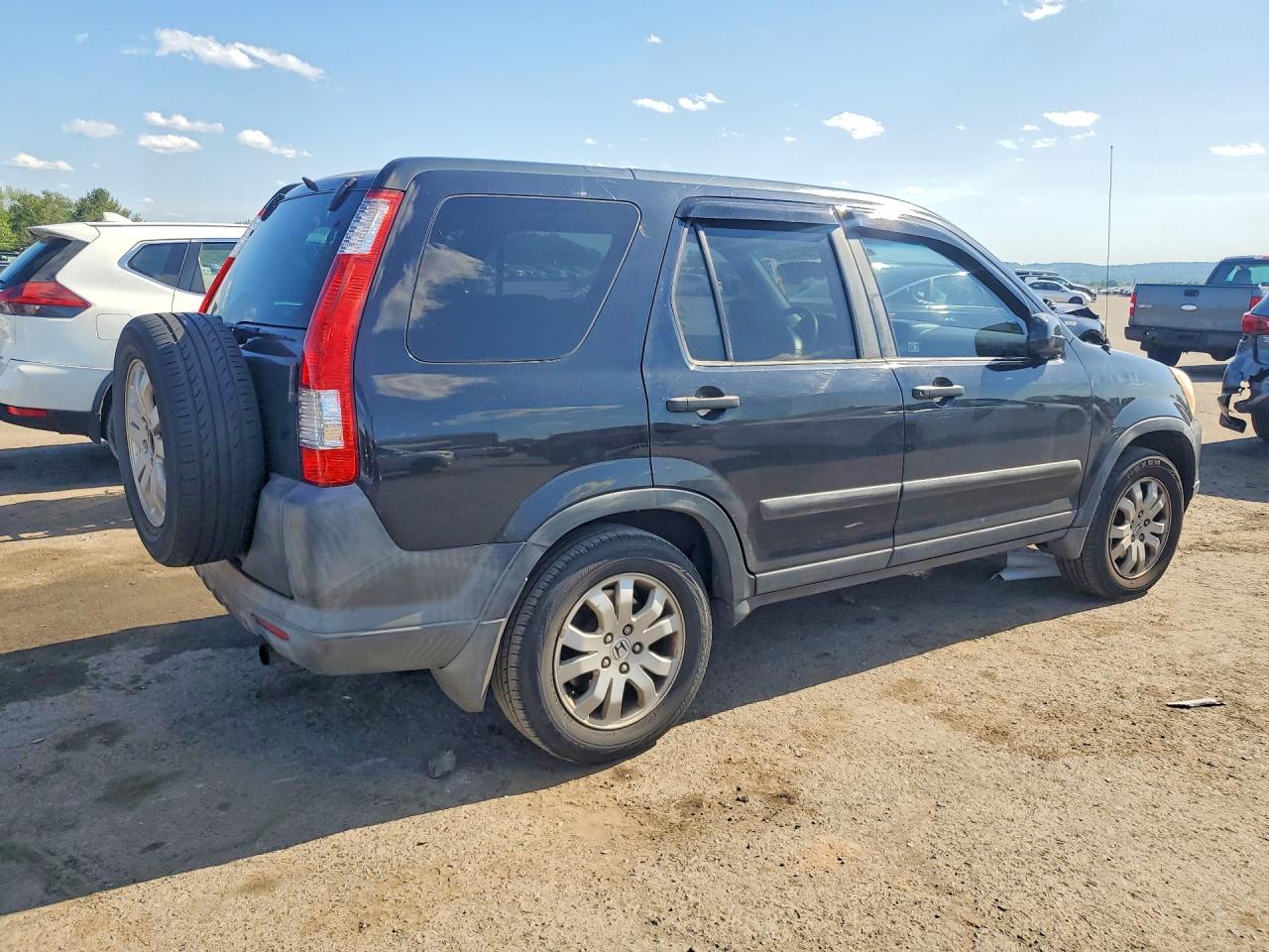 2005 Honda Cr-v Ex Black vin: SHSRD78835U304651