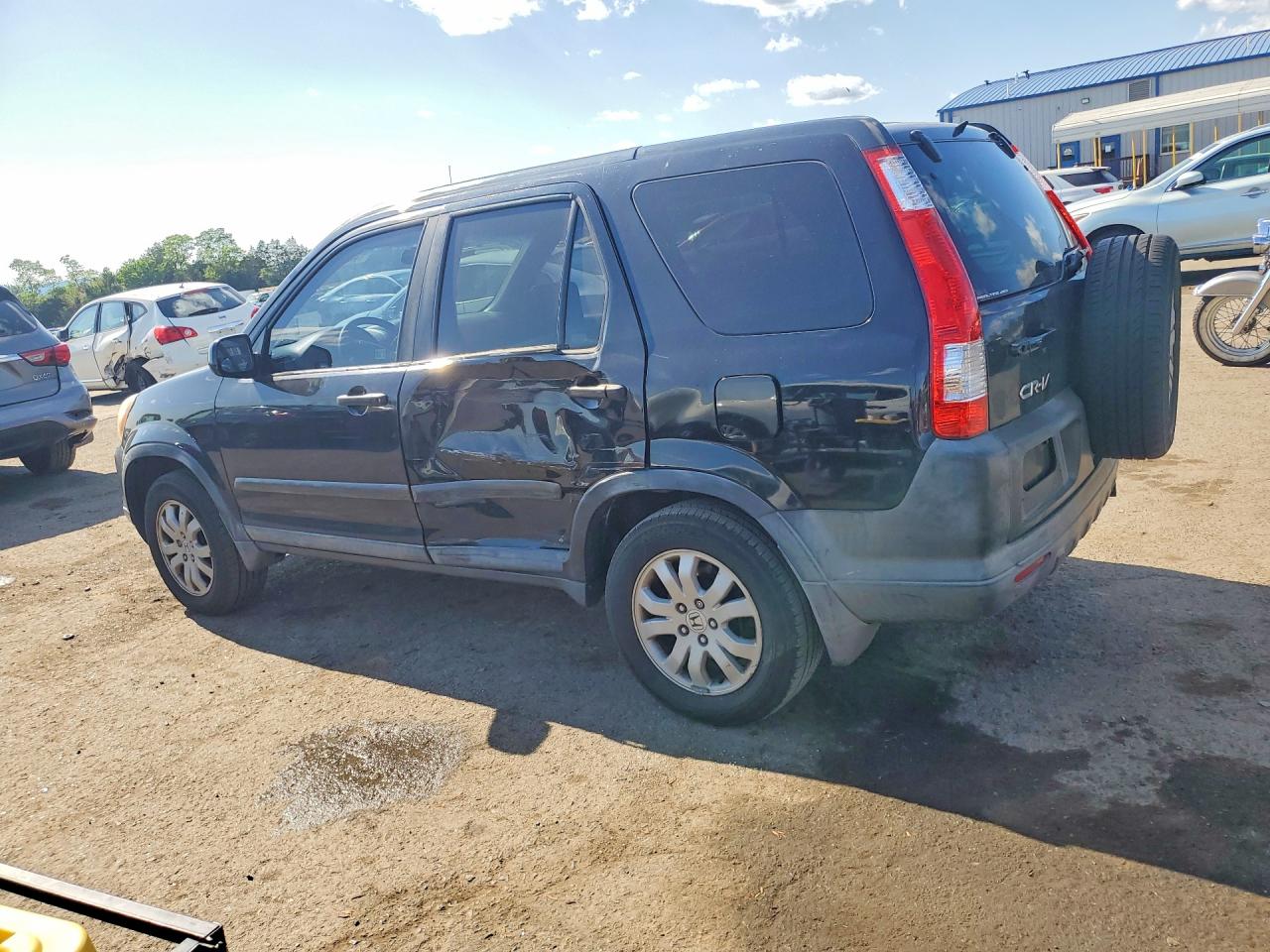 2005 Honda Cr-v Ex Black vin: SHSRD78835U304651