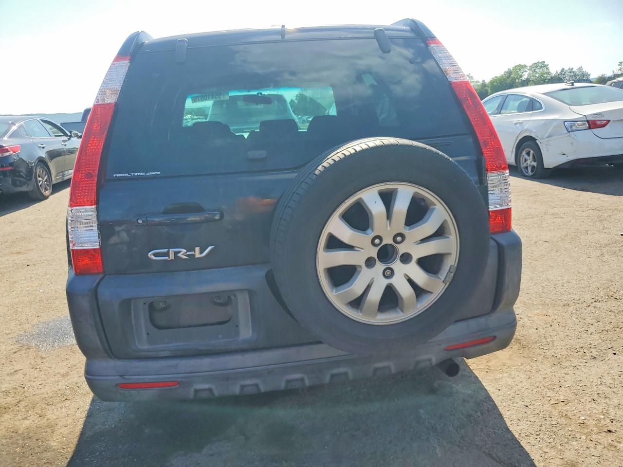 2005 Honda Cr-v Ex Black vin: SHSRD78835U304651