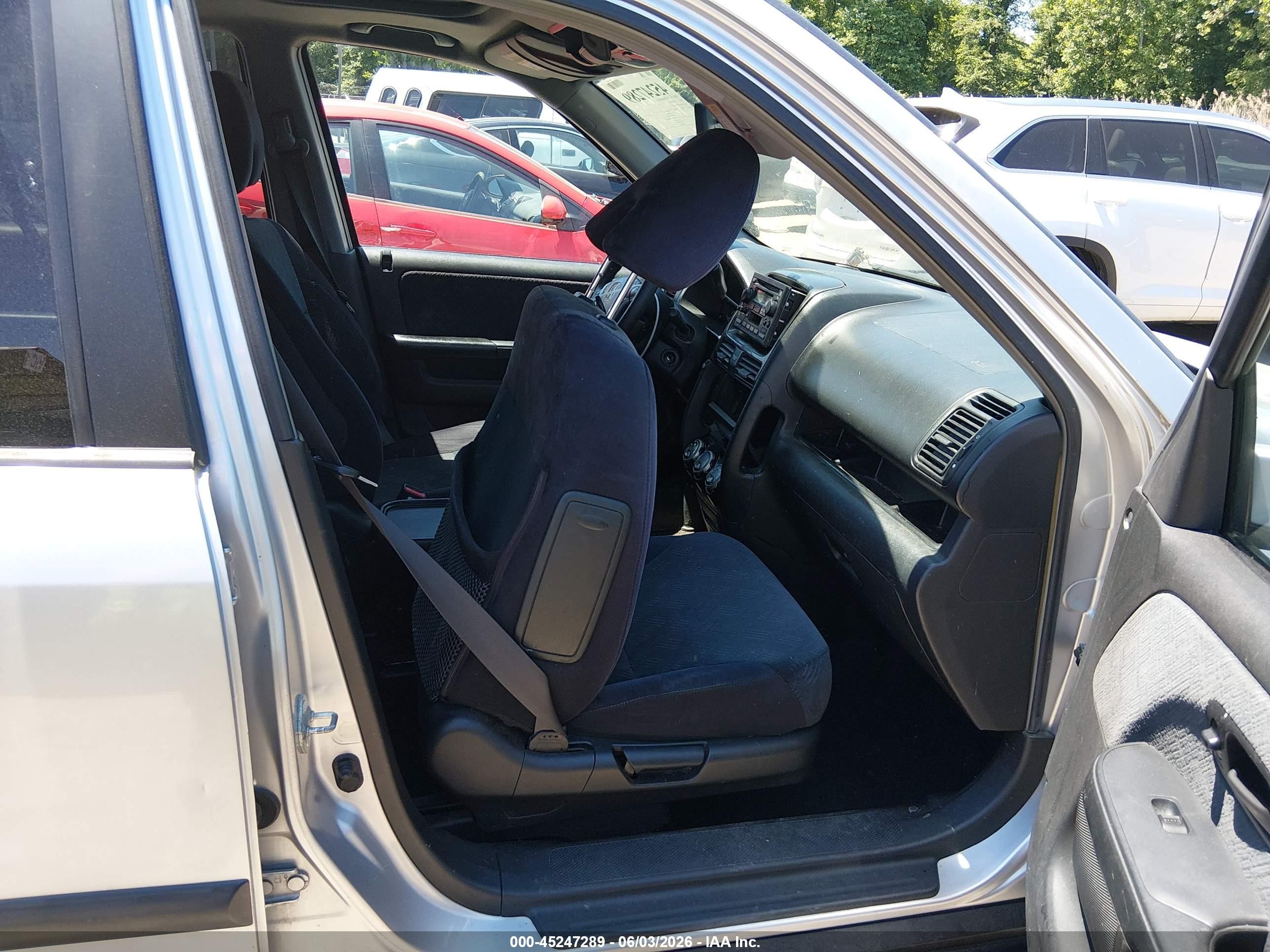 2005 Honda Cr-v Ex Silver vin: SHSRD78835U322082