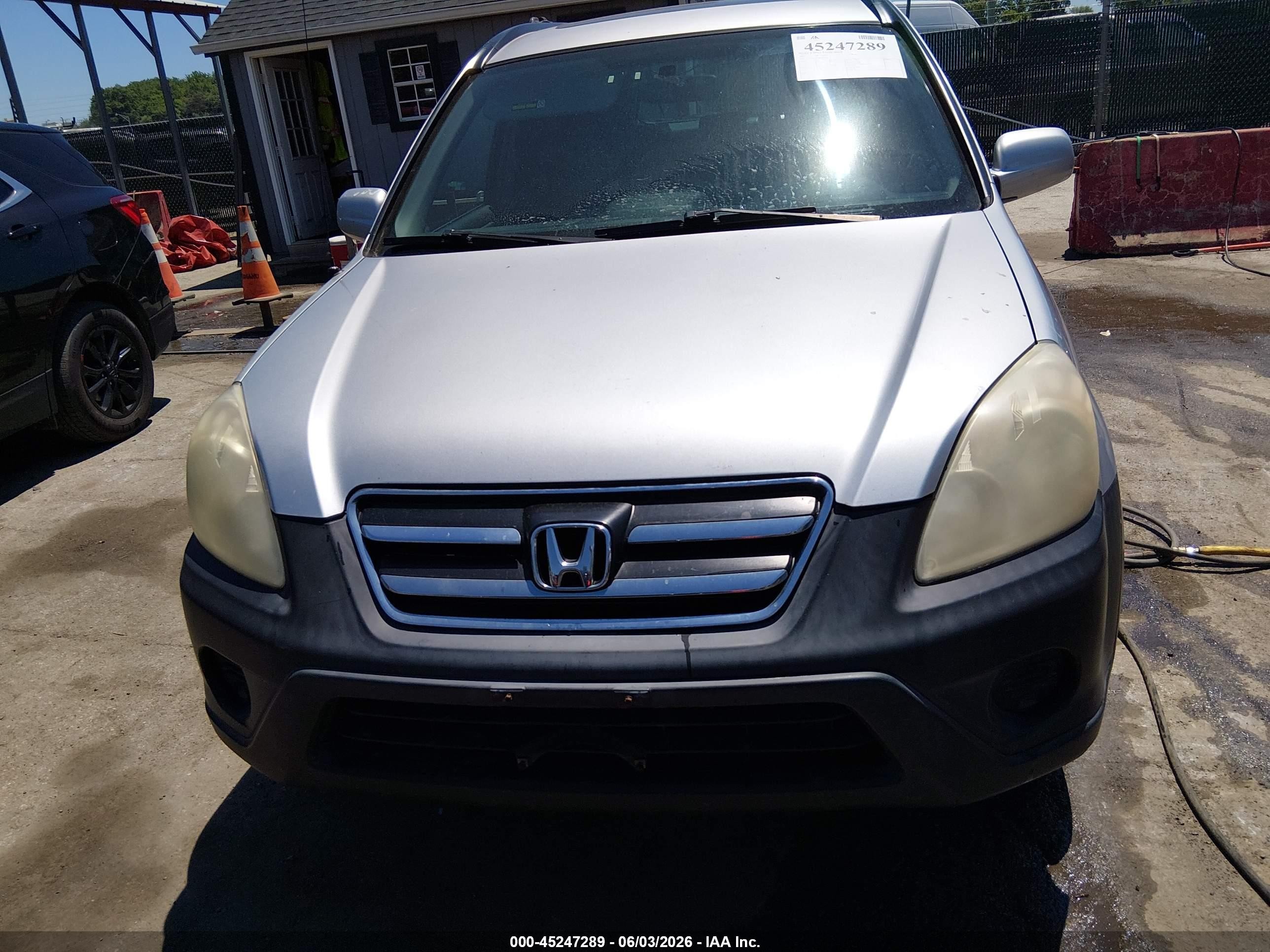 2005 Honda Cr-v Ex Silver vin: SHSRD78835U322082