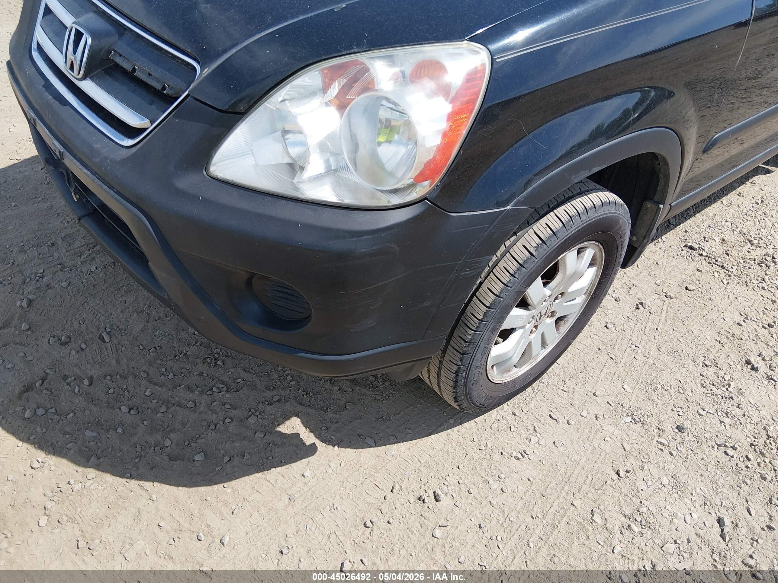 2005 Honda Cr-v Ex Черный vin: SHSRD78835U334443