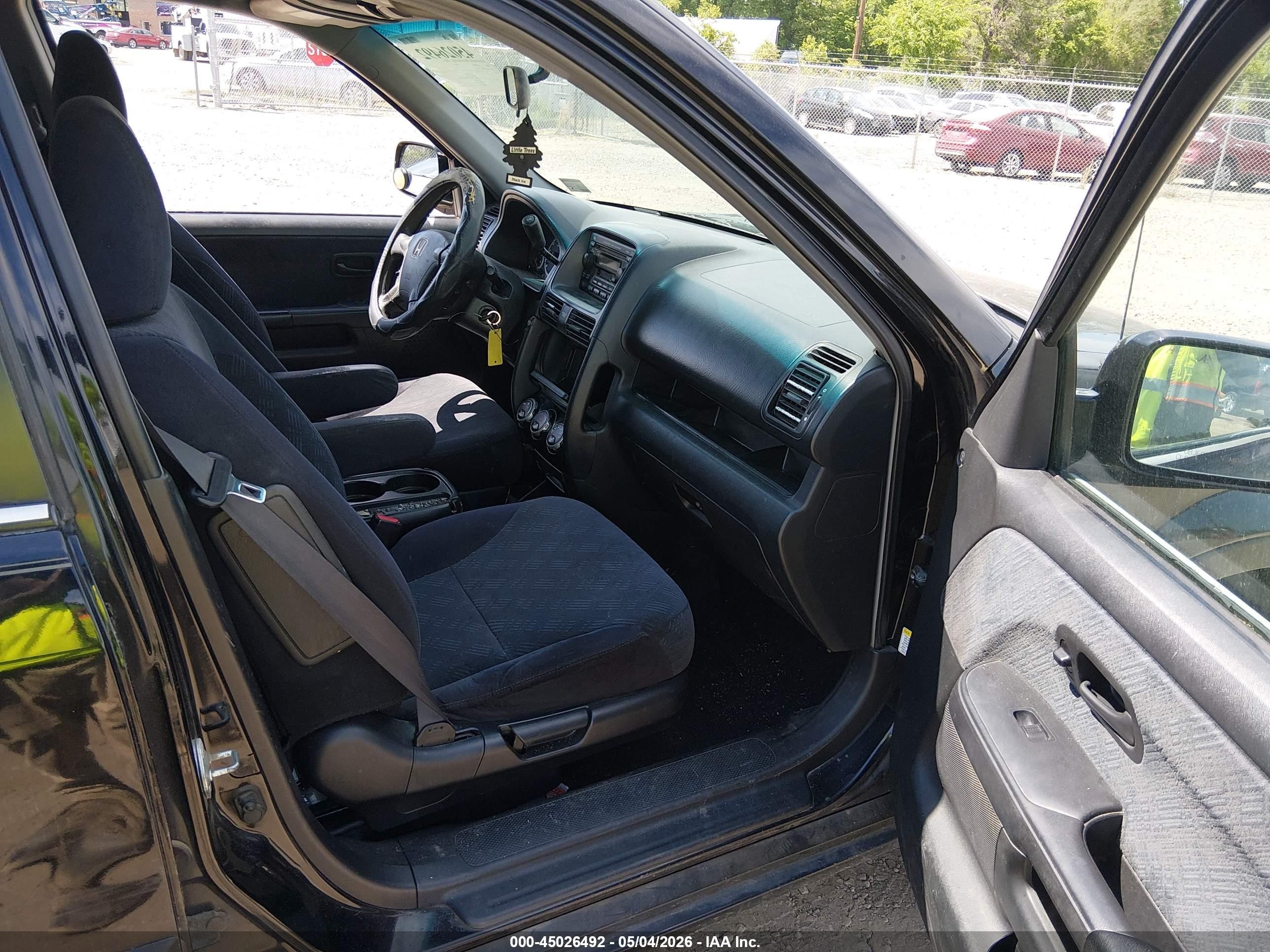 2005 Honda Cr-v Ex Черный vin: SHSRD78835U334443