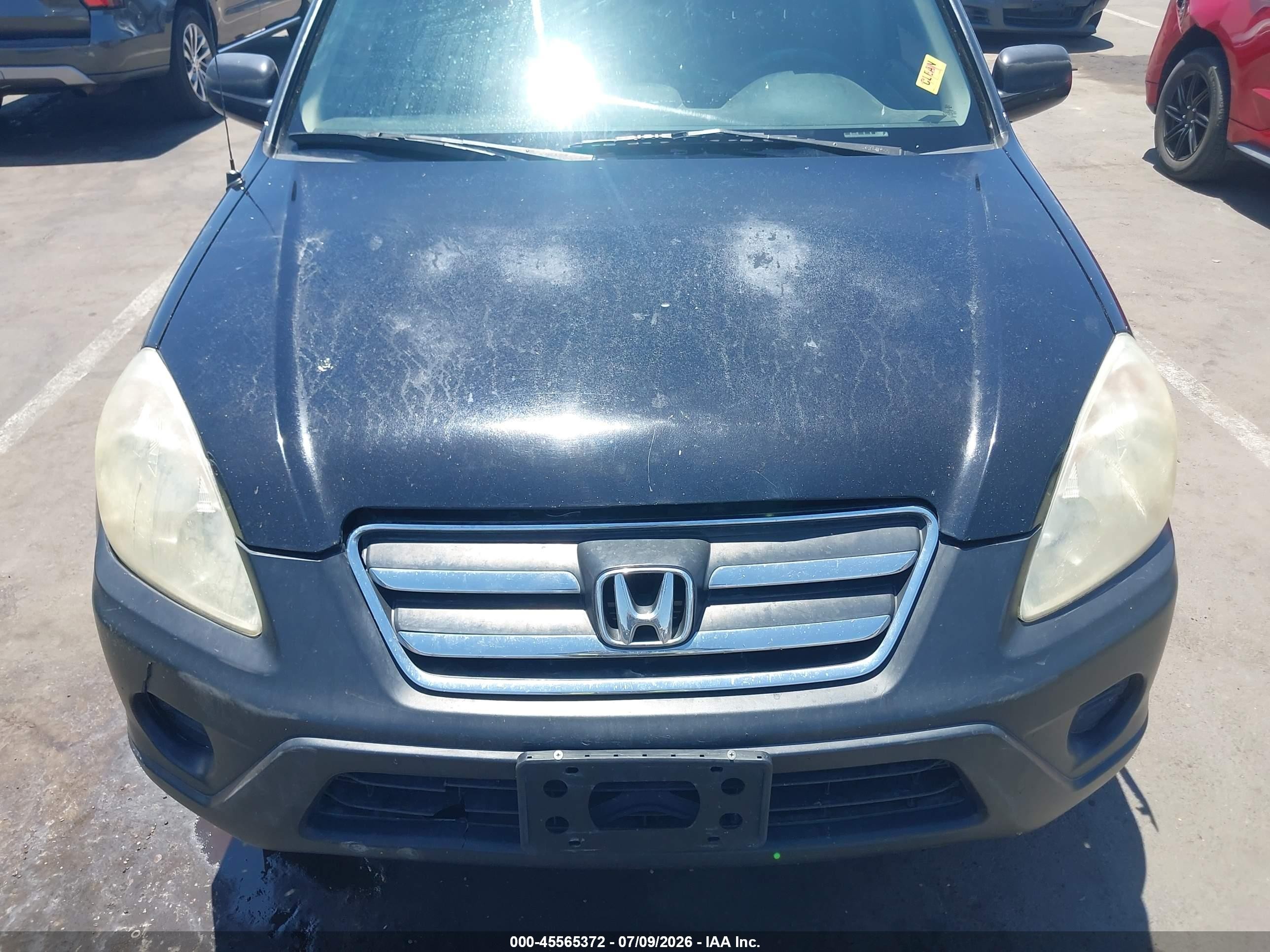 2006 Honda Cr-v Ex Black vin: SHSRD78836U422216