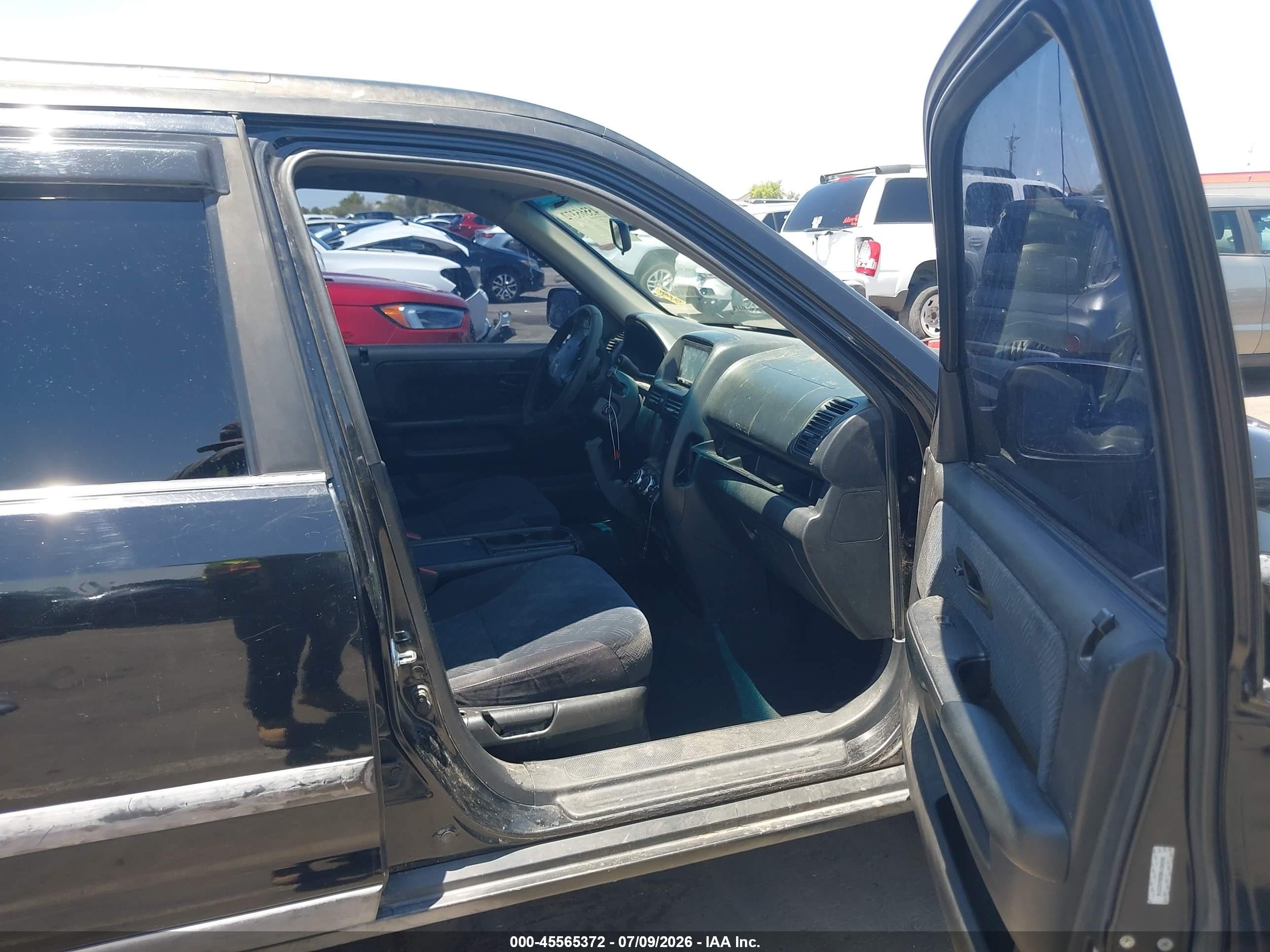 2006 Honda Cr-v Ex Black vin: SHSRD78836U422216