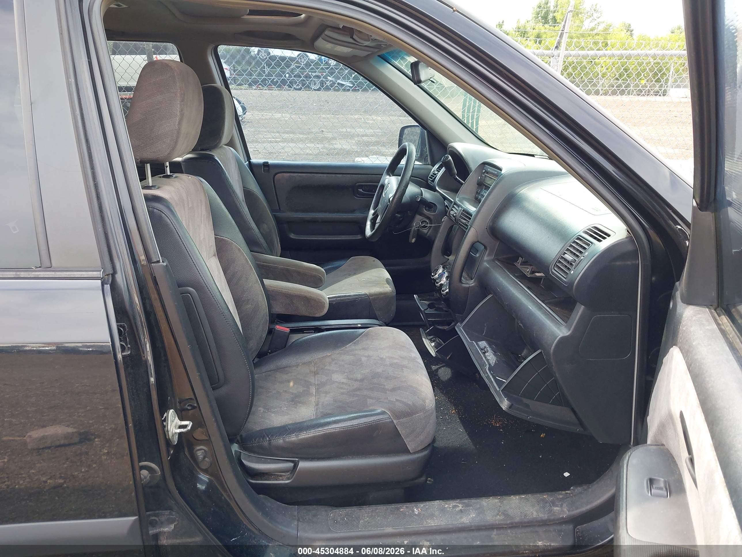 2003 Honda Cr-v Ex Black vin: SHSRD78843U103564