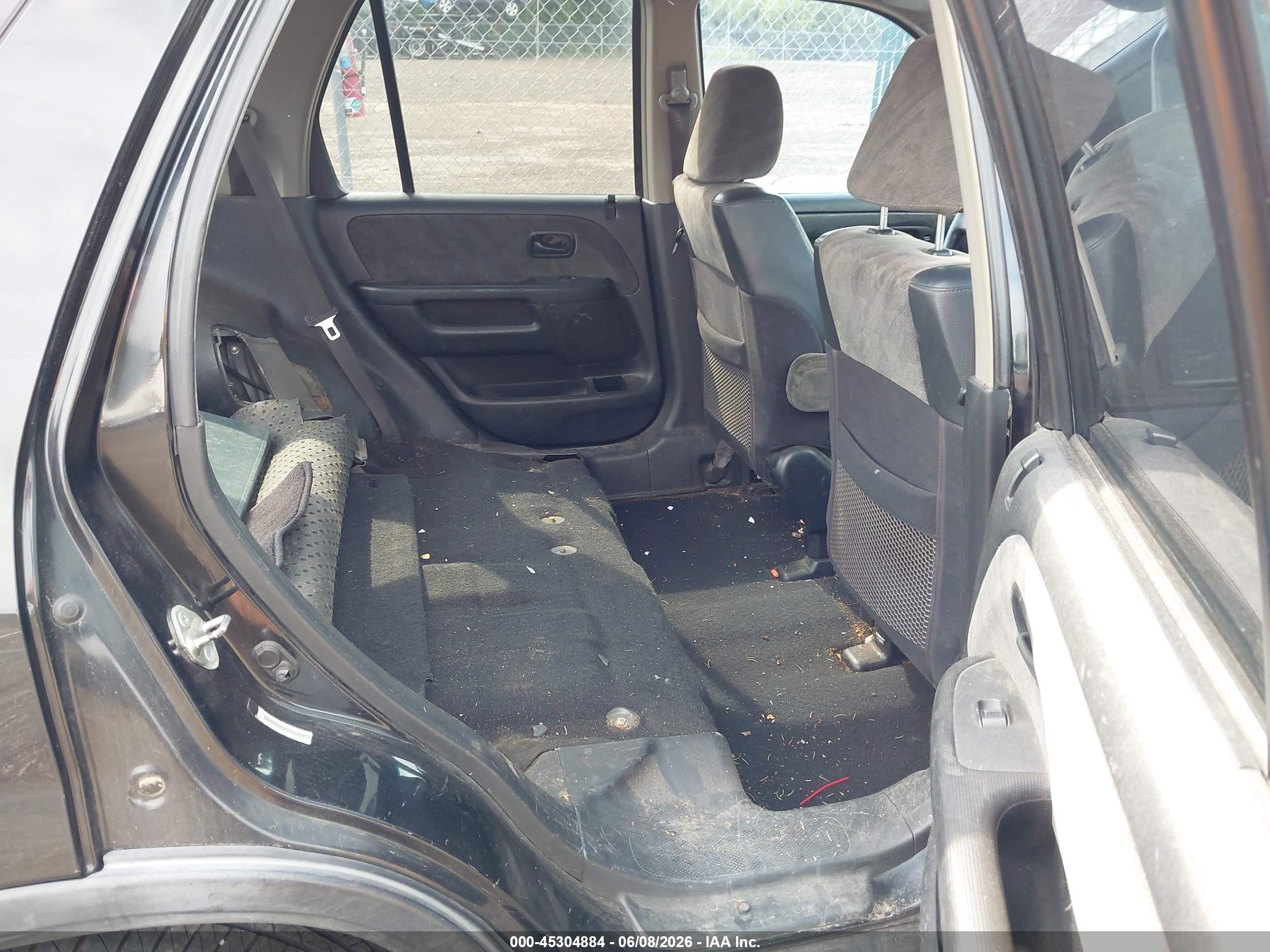 2003 Honda Cr-v Ex Black vin: SHSRD78843U103564