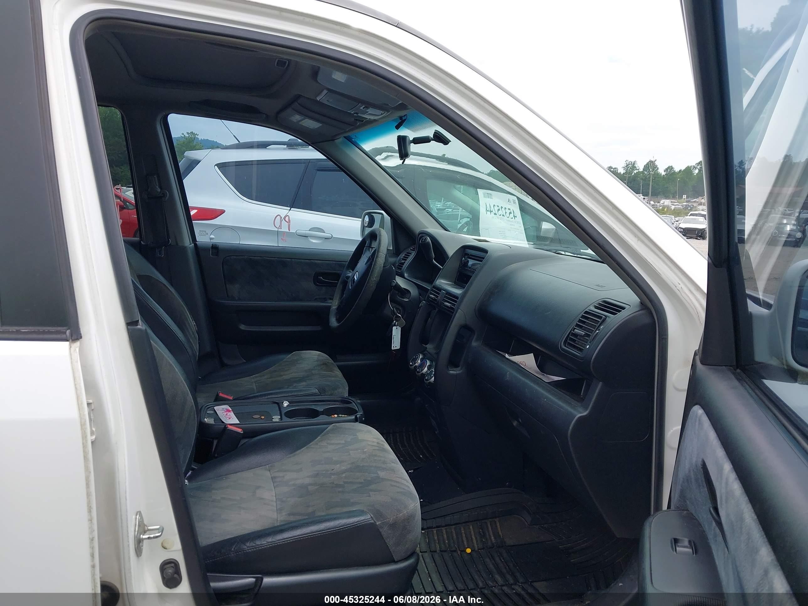 2003 Honda Cr-v Ex White vin: SHSRD78843U111437