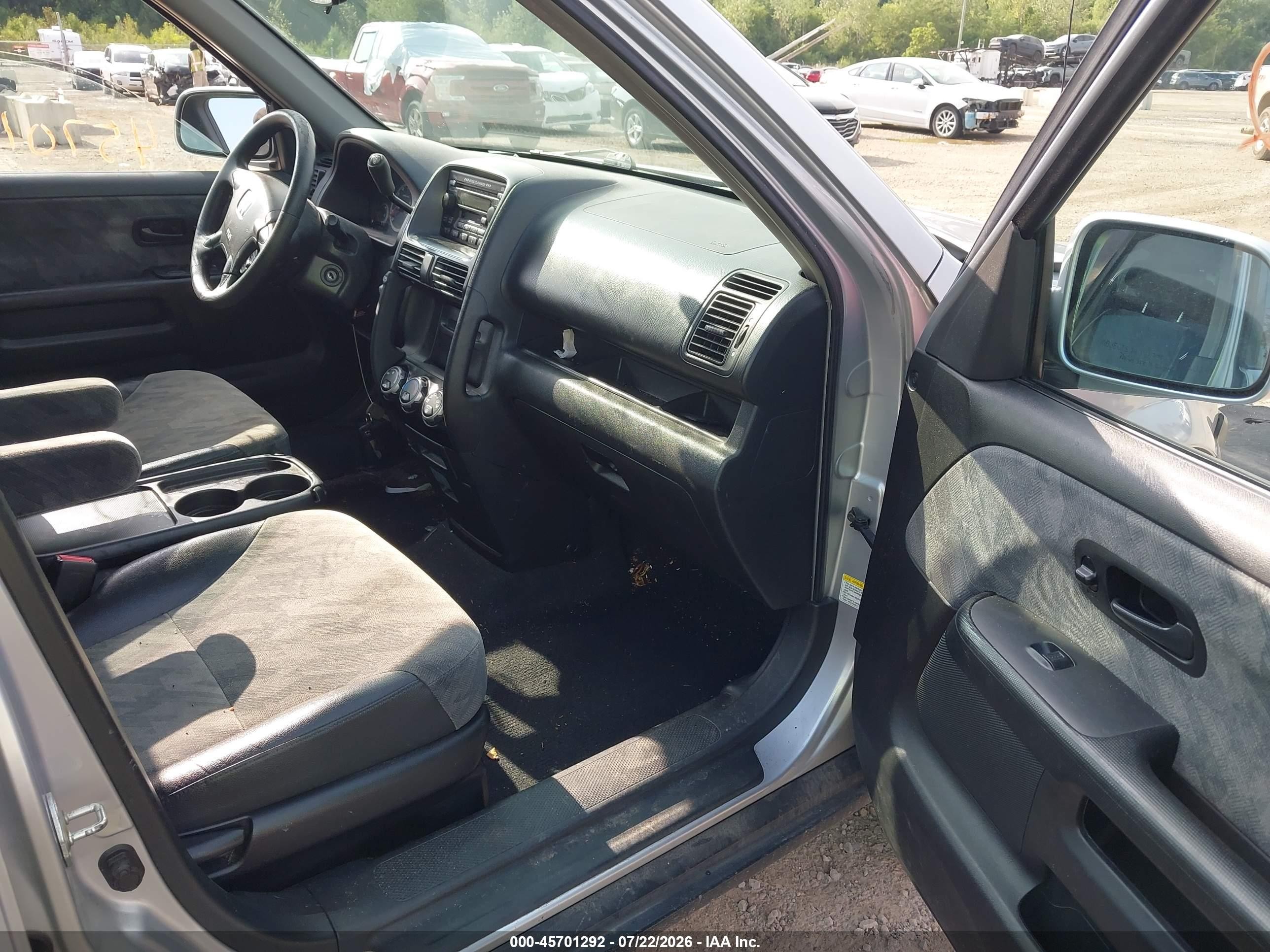 2004 Honda Cr-v Ex Silver vin: SHSRD78844U209028
