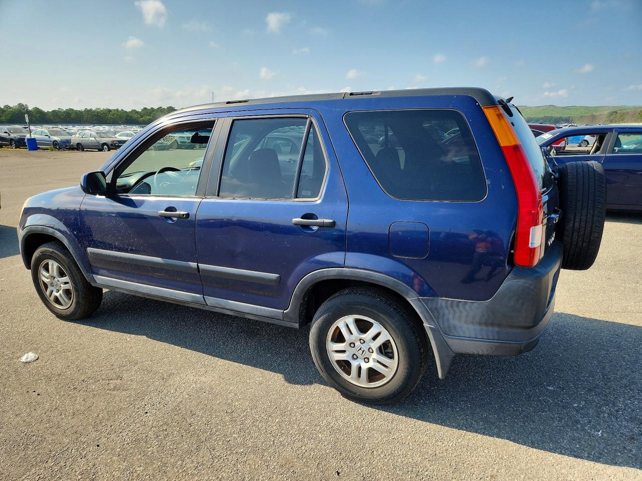 2004 Honda Cr-v Ex Синий vin: SHSRD78844U211667