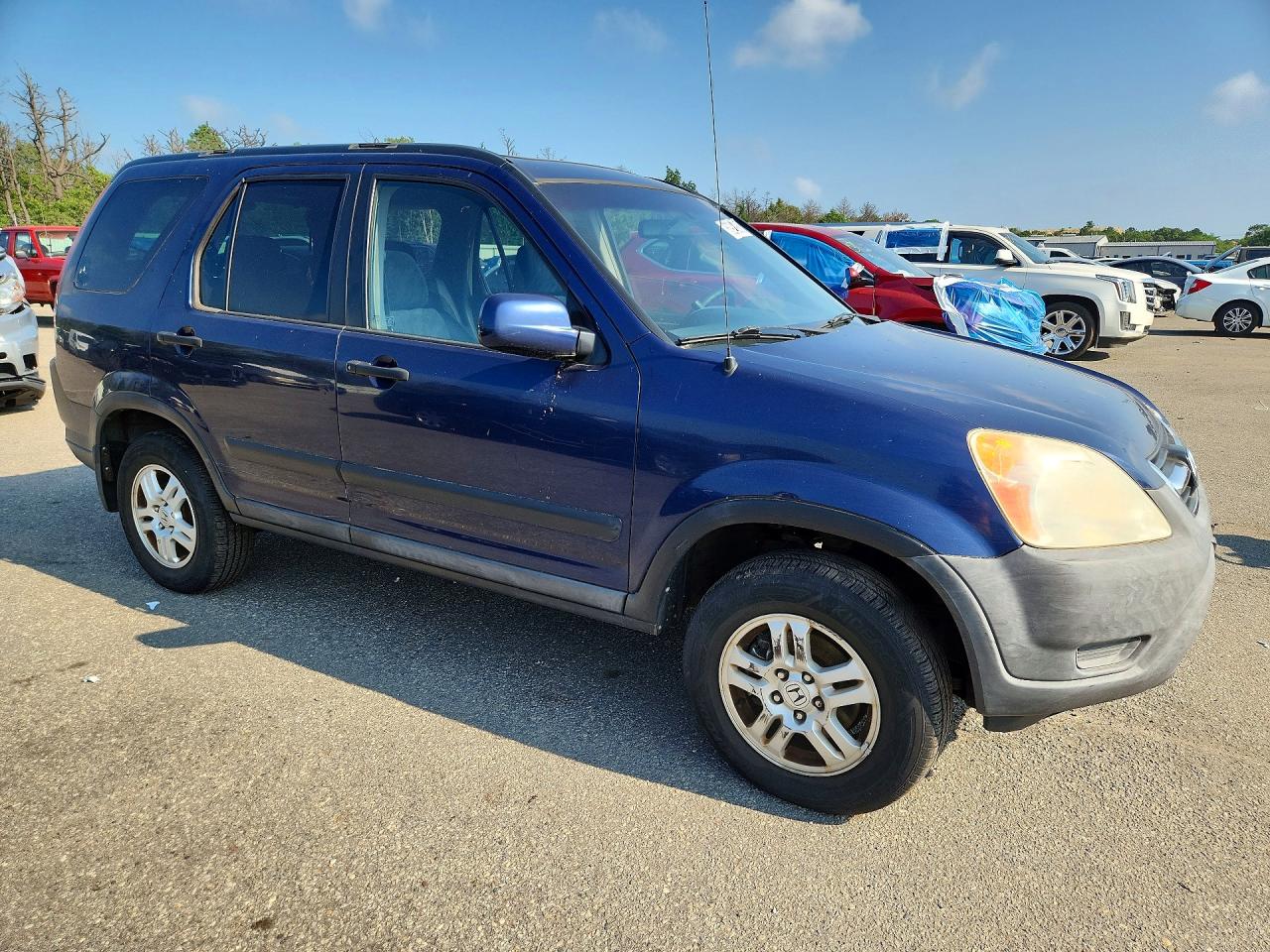 2004 Honda Cr-v Ex Синий vin: SHSRD78844U211667