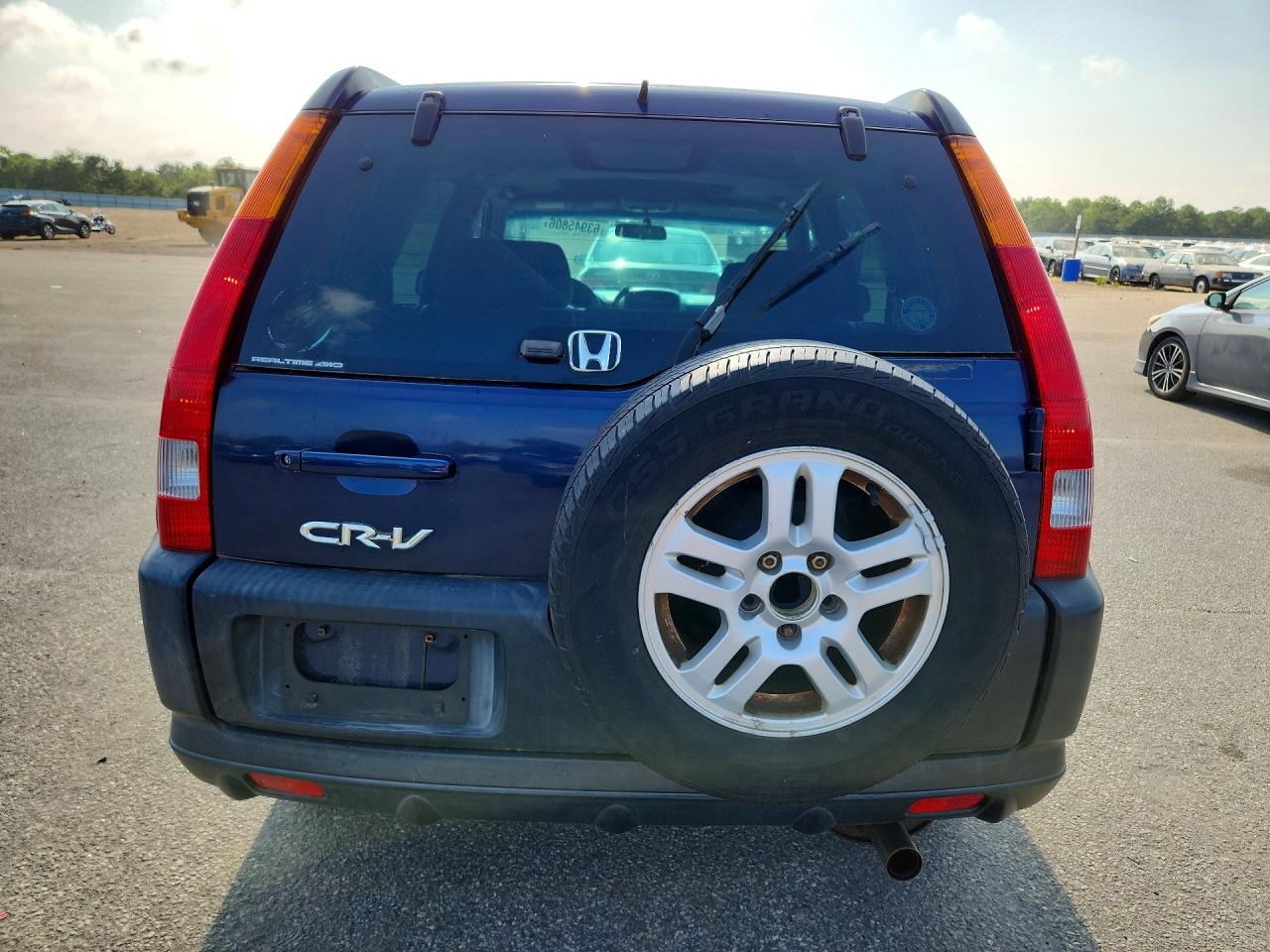 2004 Honda Cr-v Ex Синий vin: SHSRD78844U211667