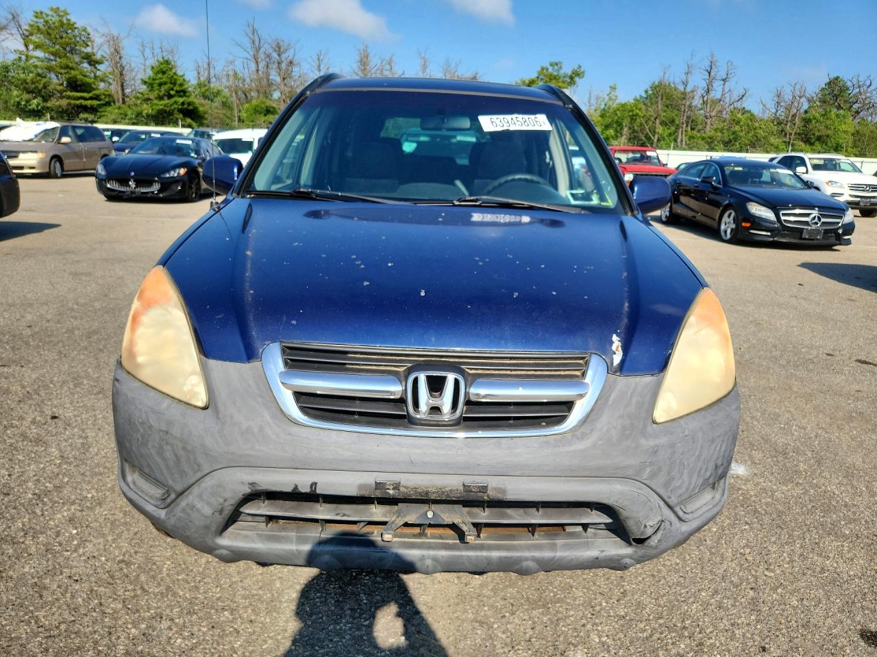 2004 Honda Cr-v Ex Синий vin: SHSRD78844U211667