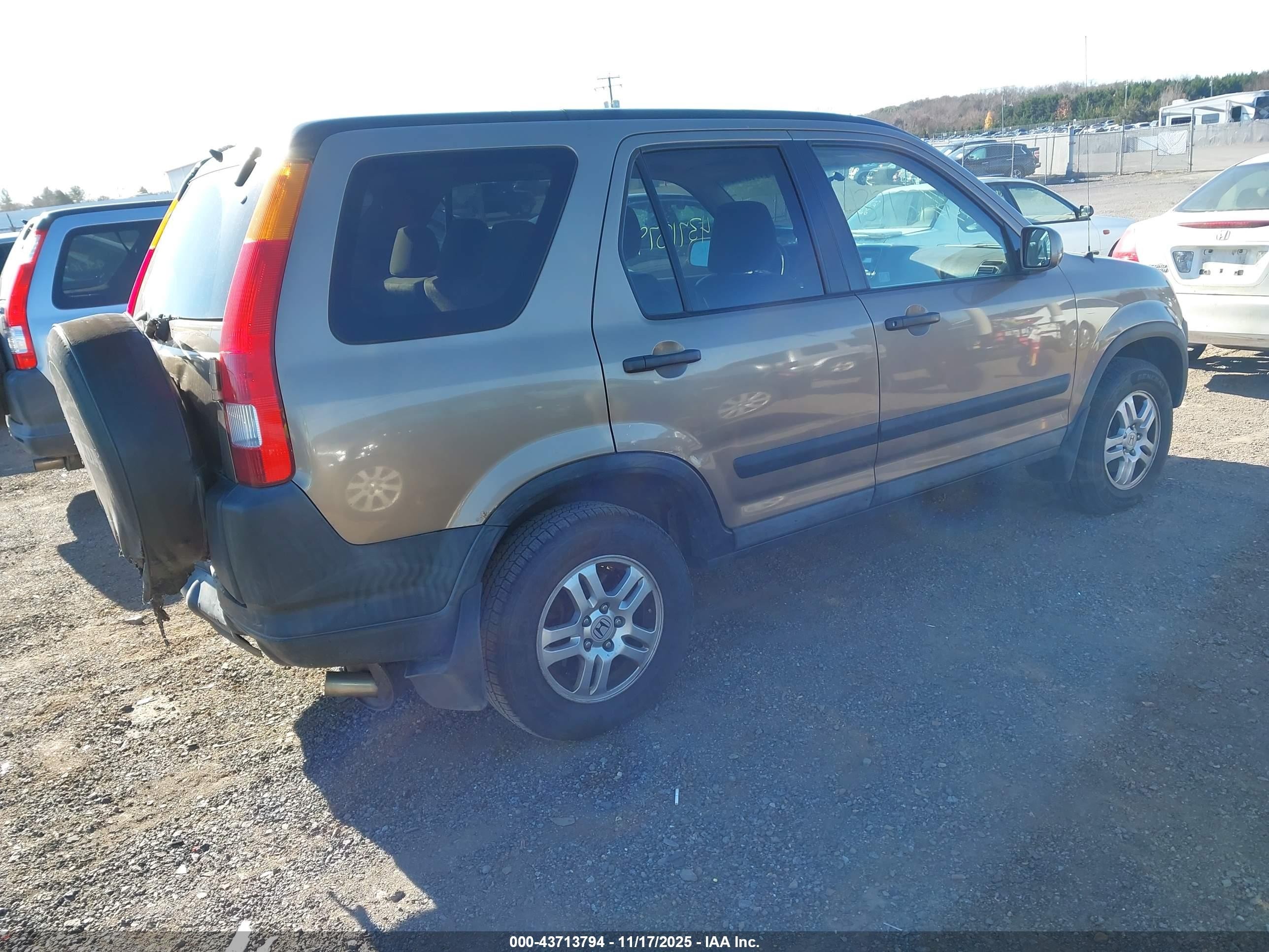 2004 Honda Cr-v Ex Gold vin: SHSRD78844U219445