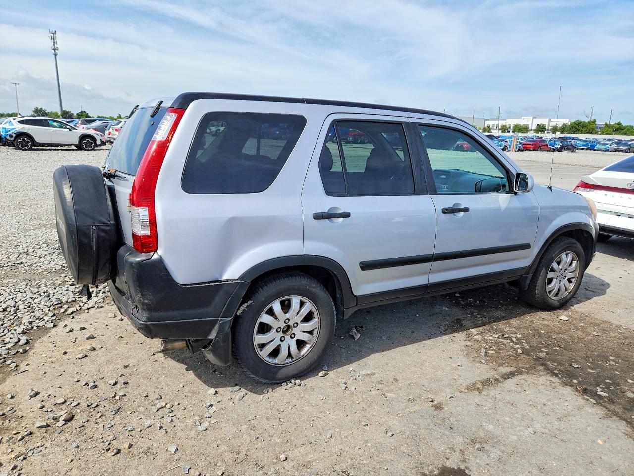 2005 Honda Cr-v Ex Gray vin: SHSRD78845U305498