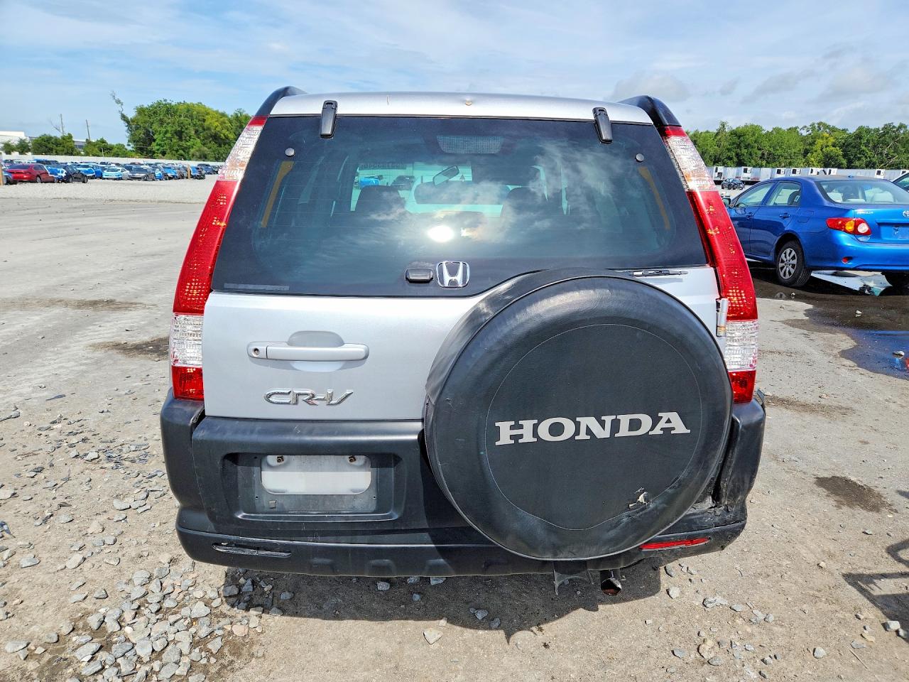 2005 Honda Cr-v Ex Gray vin: SHSRD78845U305498