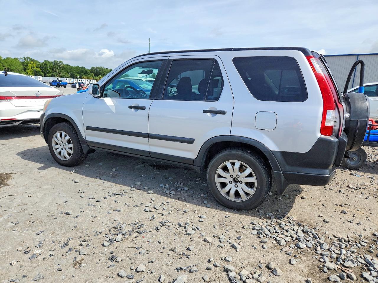 2005 Honda Cr-v Ex Gray vin: SHSRD78845U305498