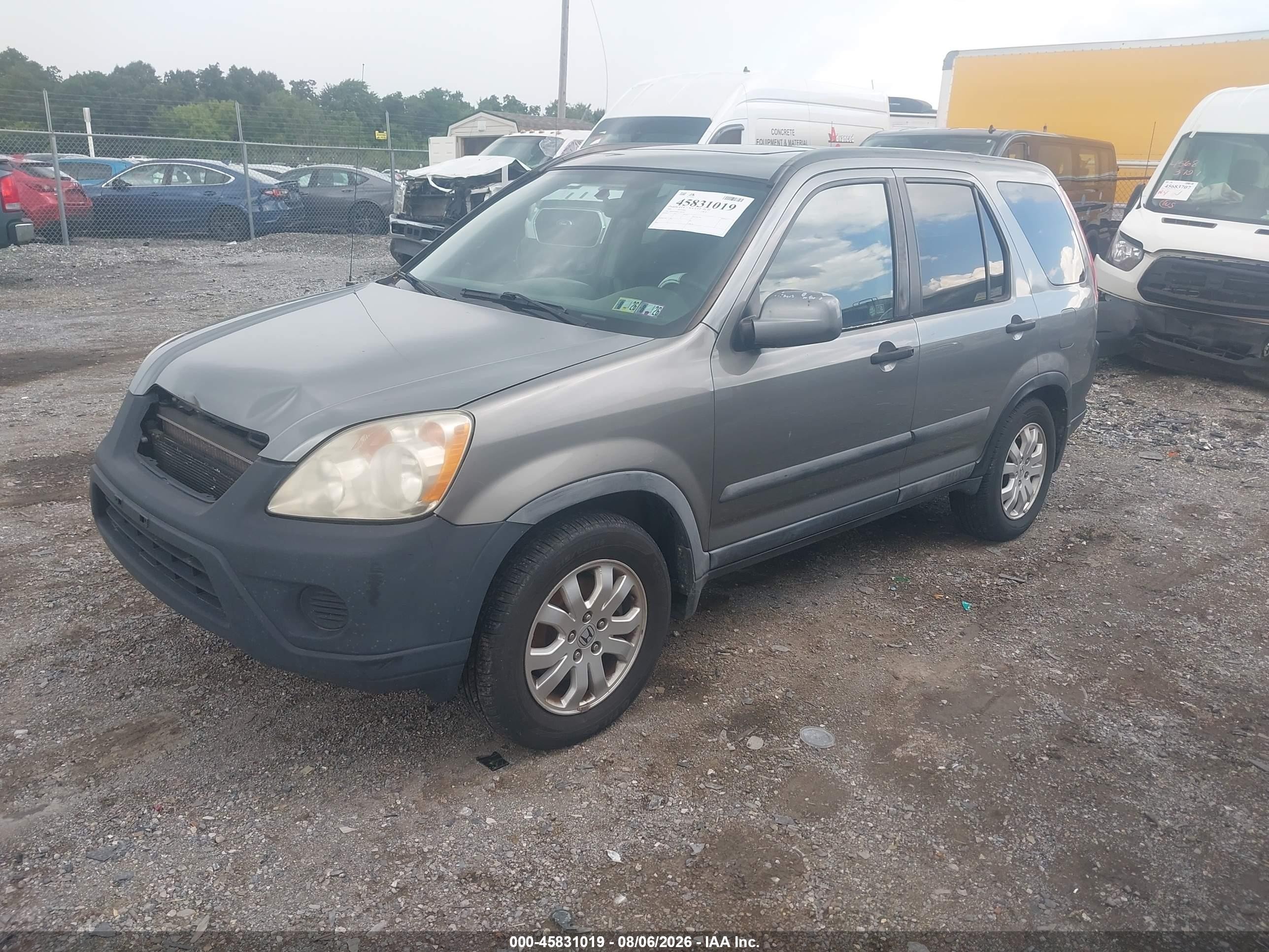 2005 Honda Cr-v Ex Зеленый vin: SHSRD78845U308708