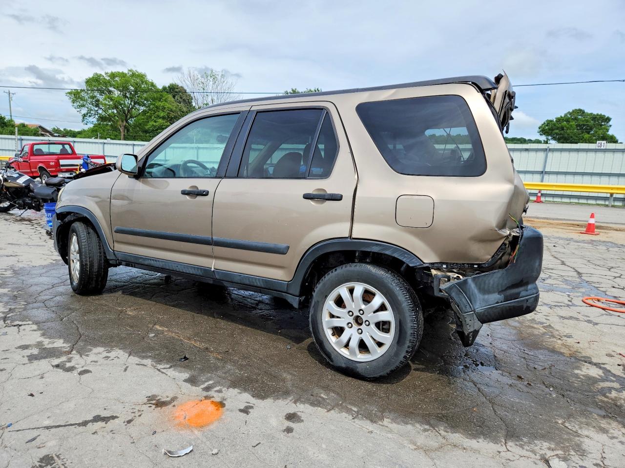 2005 Honda Cr-v Ex Кремовый vin: SHSRD78845U314976