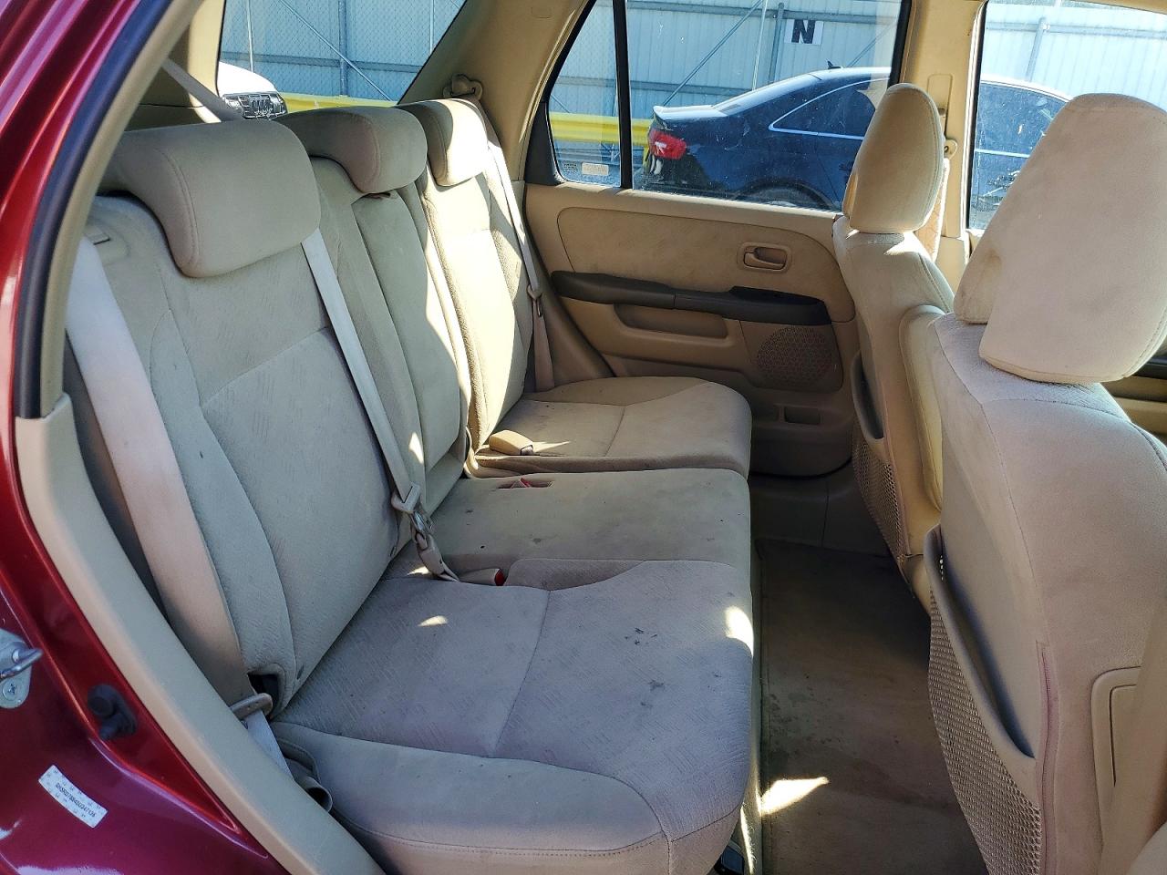 2005 Honda Cr-v Ex Red vin: SHSRD78845U347136