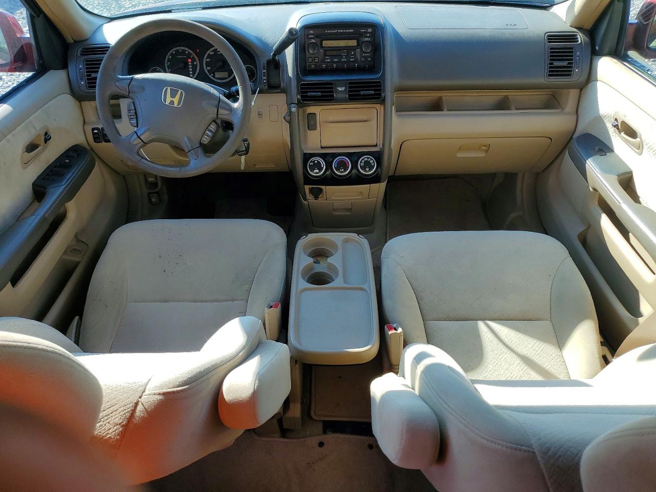 2005 Honda Cr-v Ex Red vin: SHSRD78845U347136