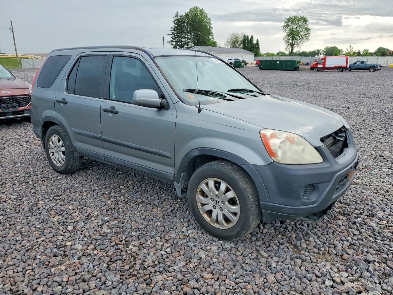 2006 Honda Cr-v Ex Gray vin: SHSRD78846U407739