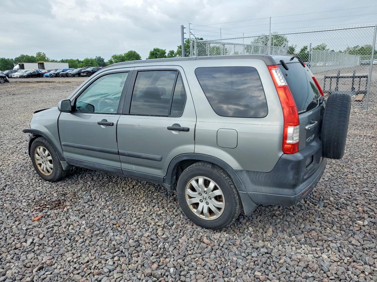 2006 Honda Cr-v Ex Gray vin: SHSRD78846U407739