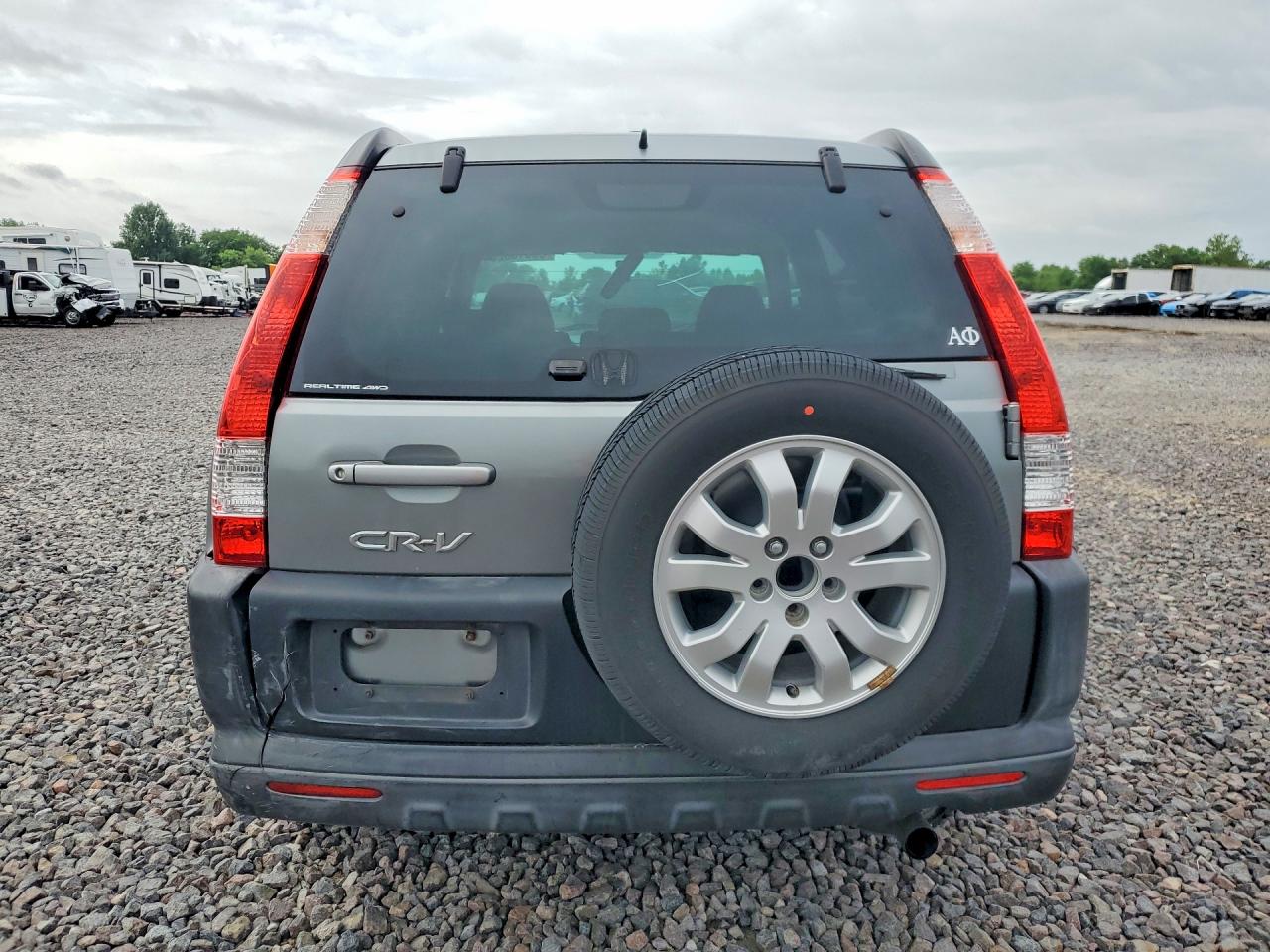 2006 Honda Cr-v Ex Gray vin: SHSRD78846U407739