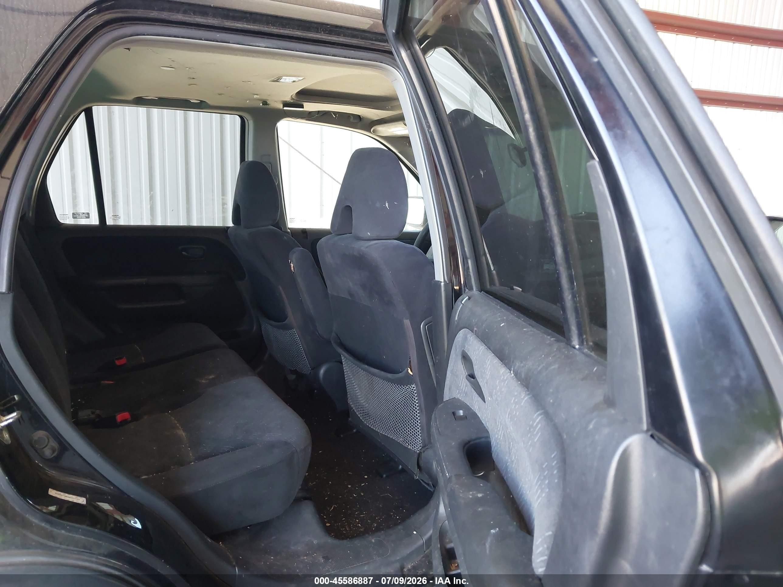 2006 Honda Cr-v Ex Черный vin: SHSRD78846U411757