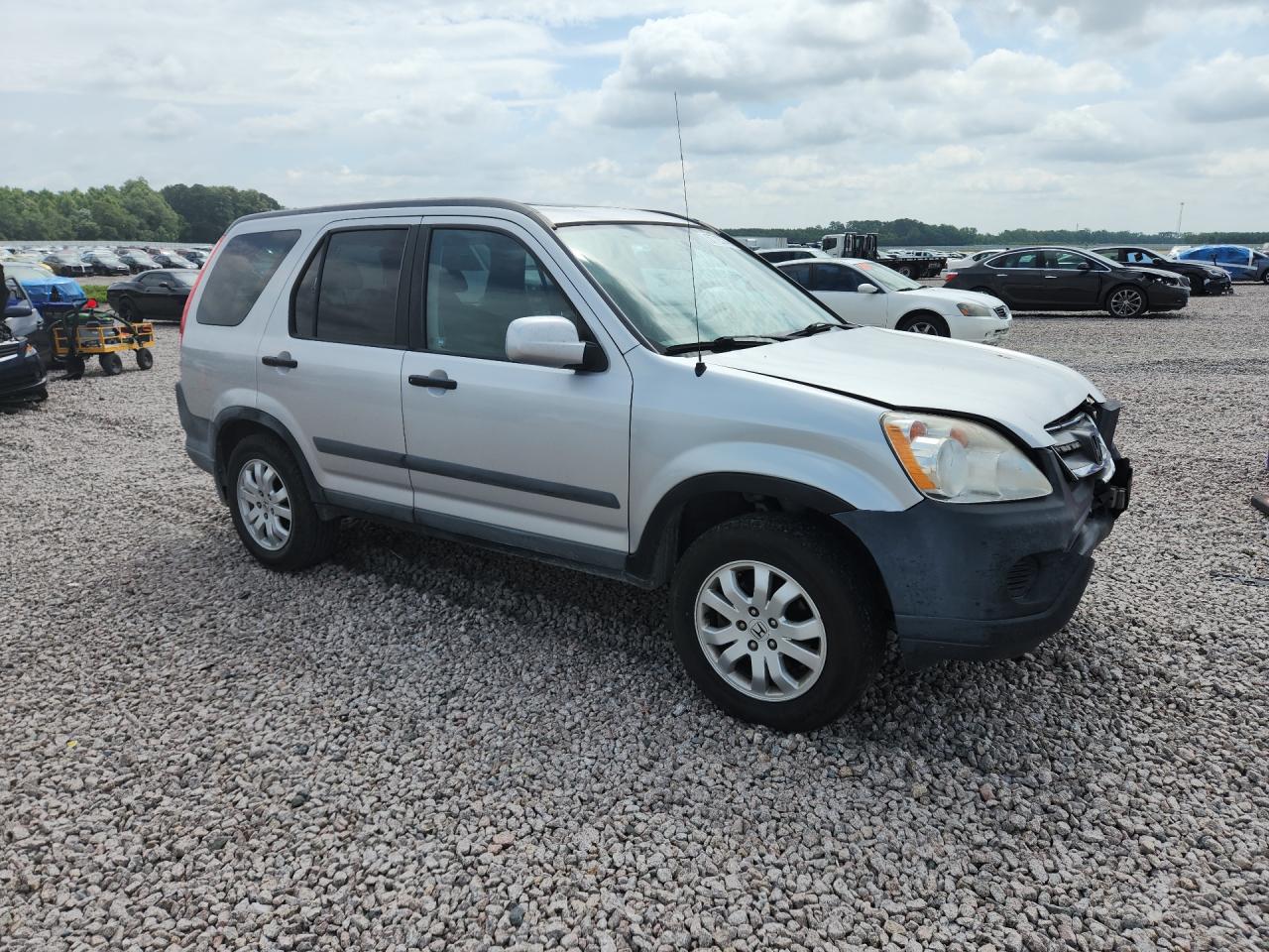 2006 Honda Cr-v Ex Silver vin: SHSRD78846U412648