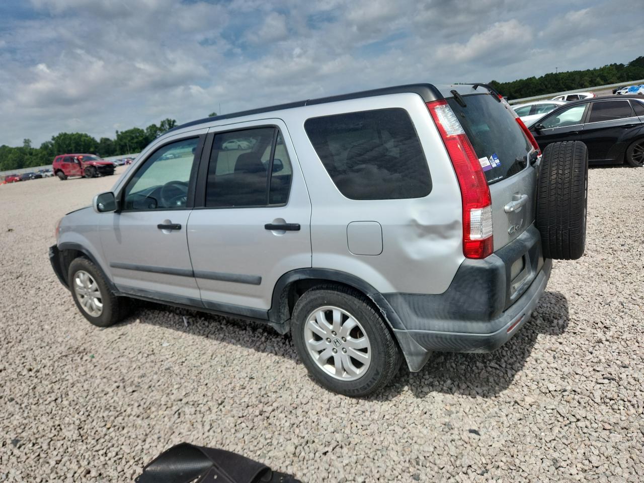 2006 Honda Cr-v Ex Silver vin: SHSRD78846U412648