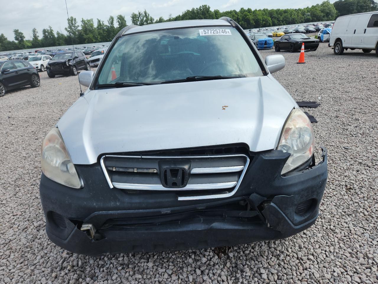 2006 Honda Cr-v Ex Silver vin: SHSRD78846U412648