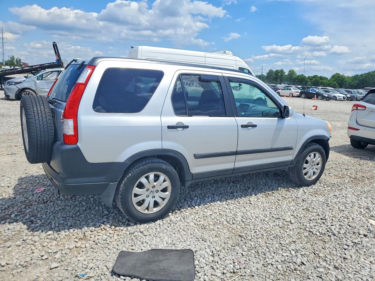 2006 Honda Cr-v Ex Silver vin: SHSRD78846U421026