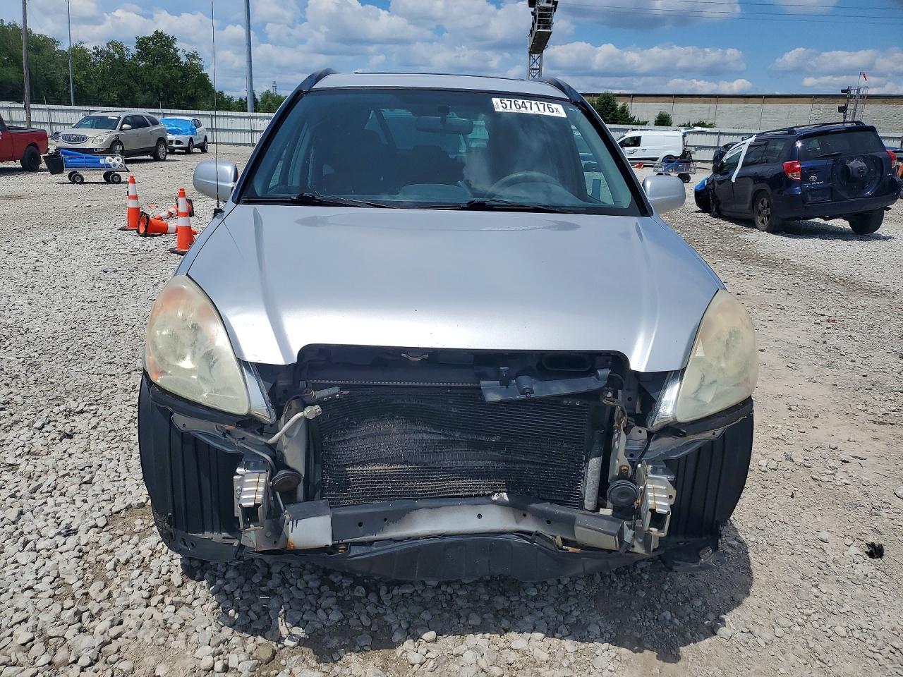 2006 Honda Cr-v Ex Silver vin: SHSRD78846U421026