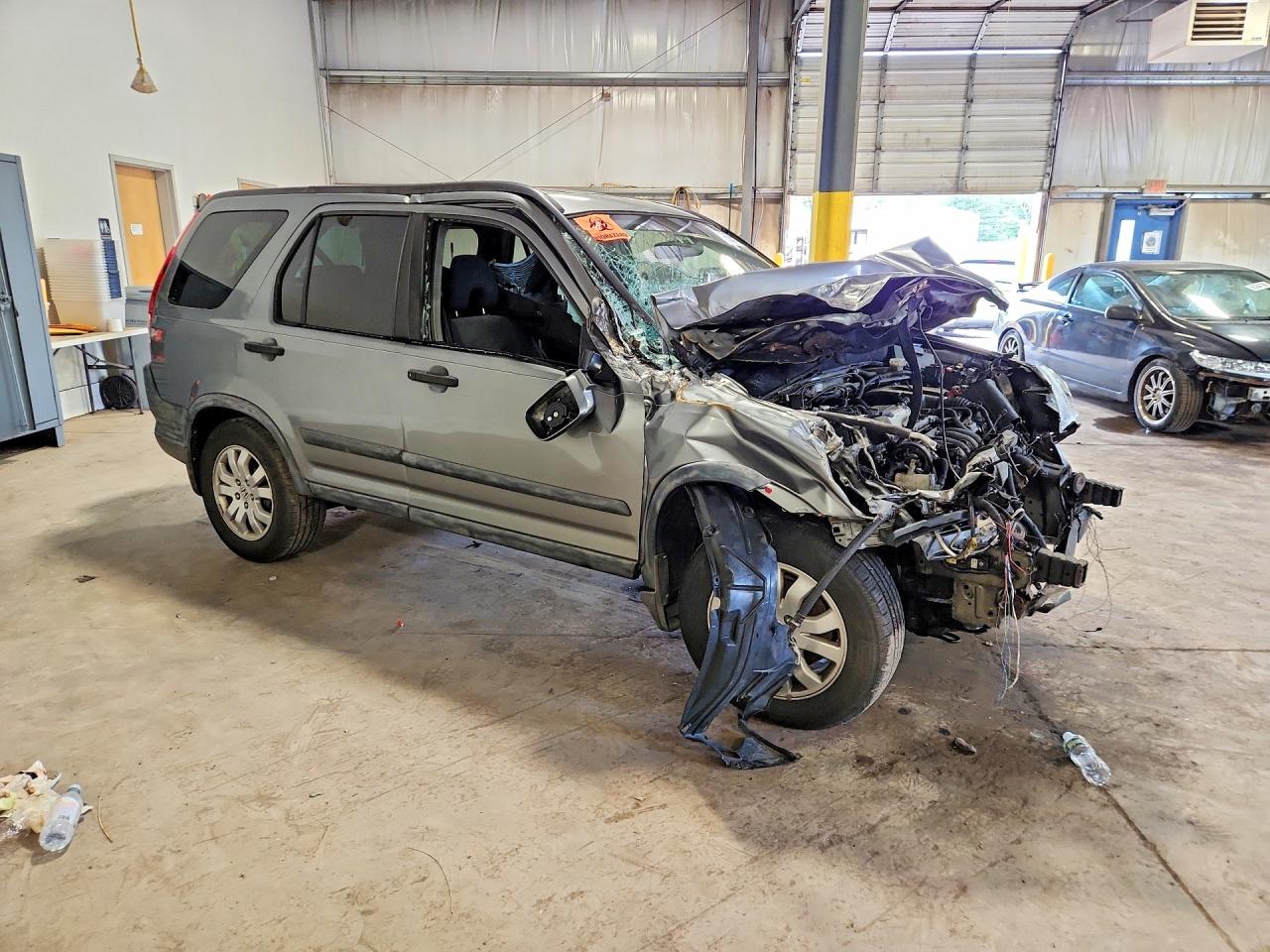 2006 Honda Cr-v Ex Gray vin: SHSRD78846U438568