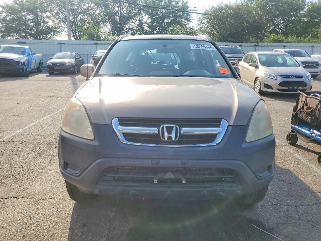 2002 Honda Cr-v Ex Коричневый vin: SHSRD78852U000975