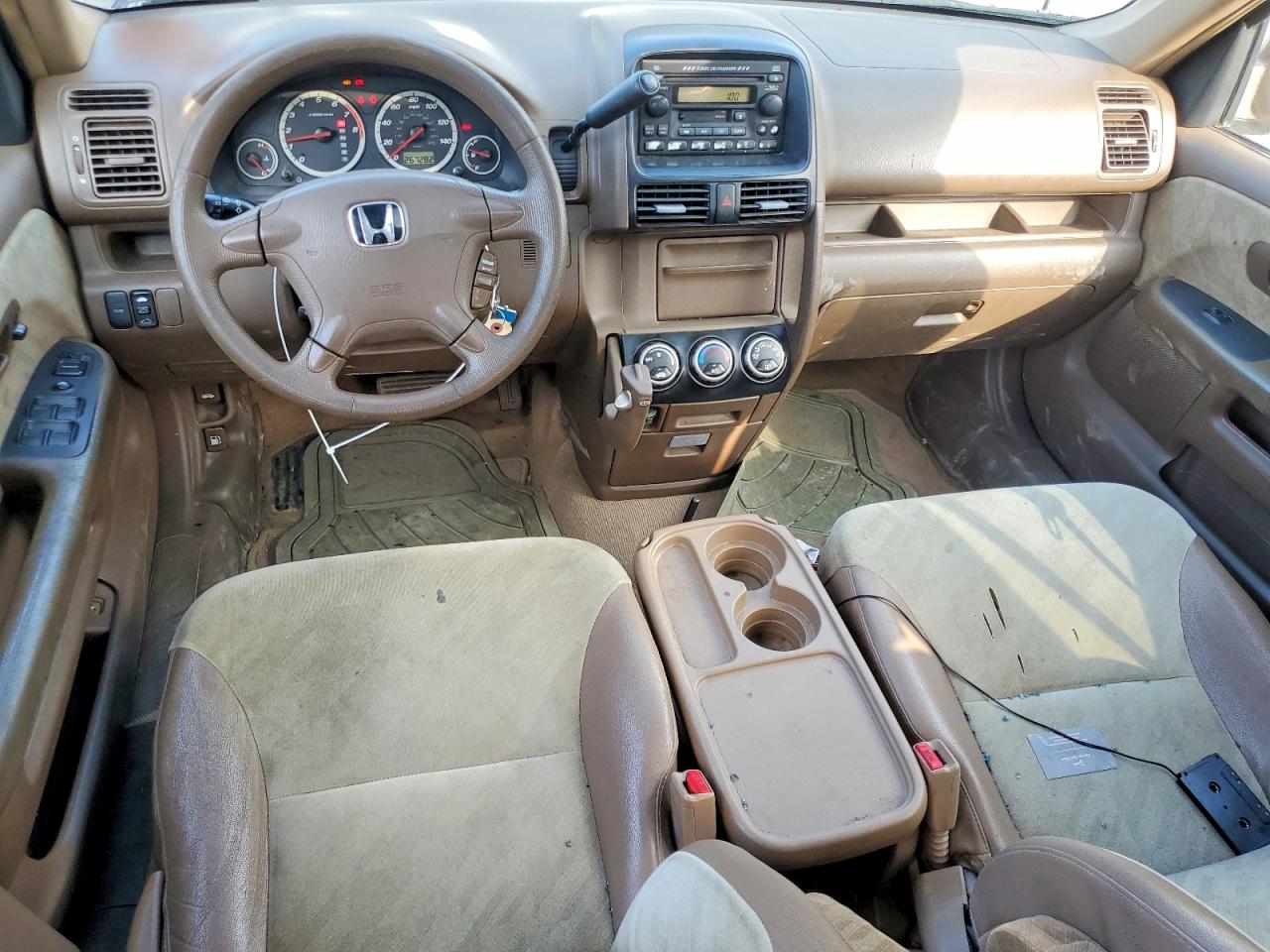 2002 Honda Cr-v Ex Коричневый vin: SHSRD78852U000975