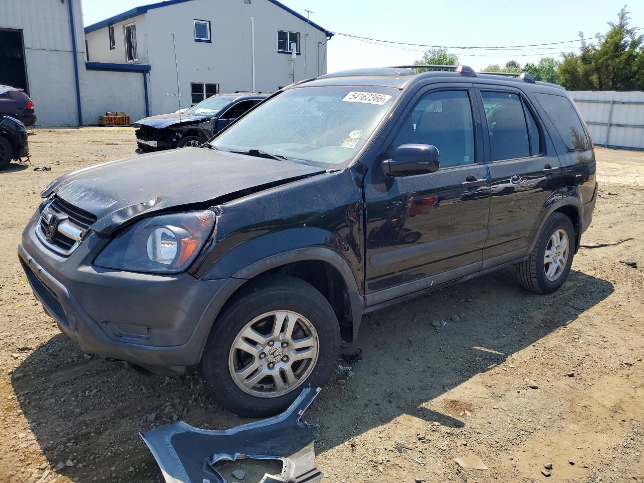 2003 Honda Cr-v Ex Black vin: SHSRD78853U122334